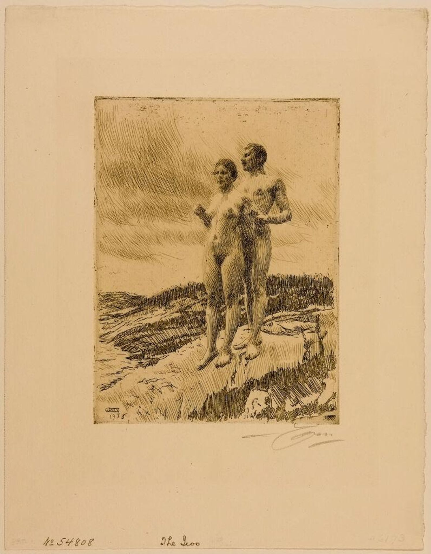 The Two by Anders Zorn