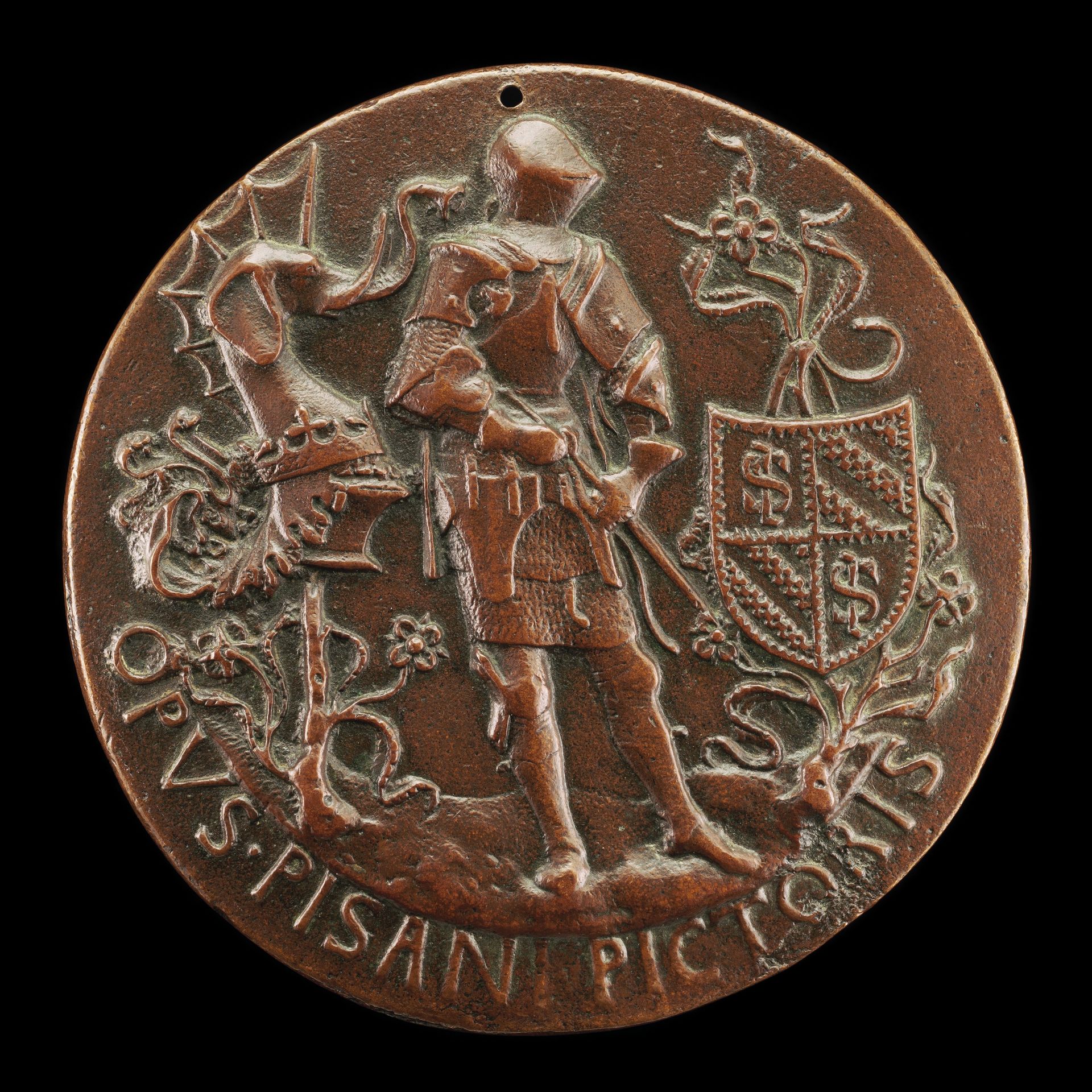 Sigismondo Armed and Holding a Sword [reverse] by Pisanello