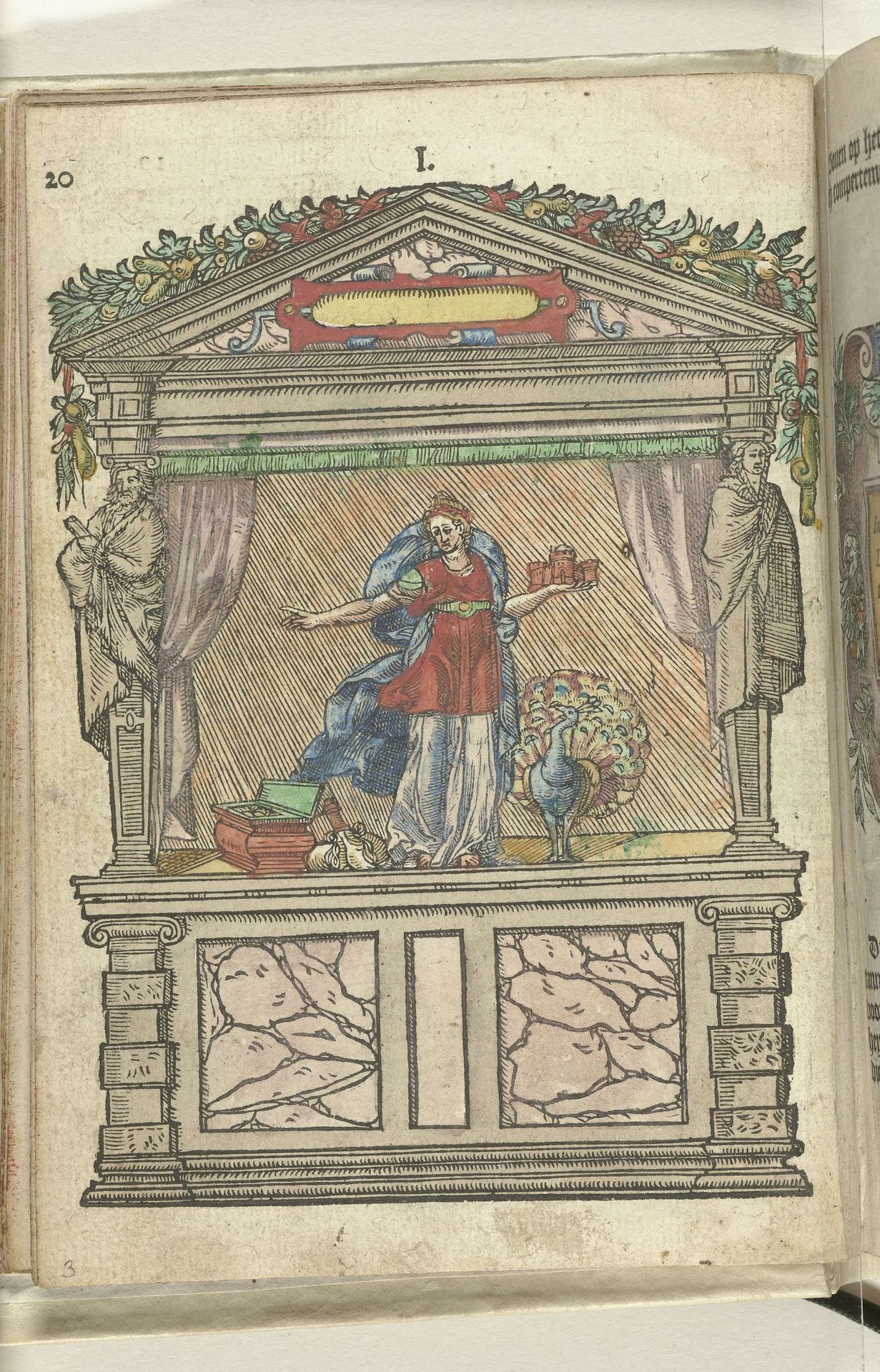 Toneel met Juno, 1578 by Antoni van Leest