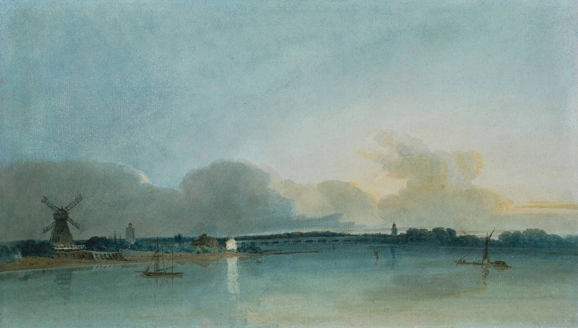The White House at Chelsea by Thomas Girtin