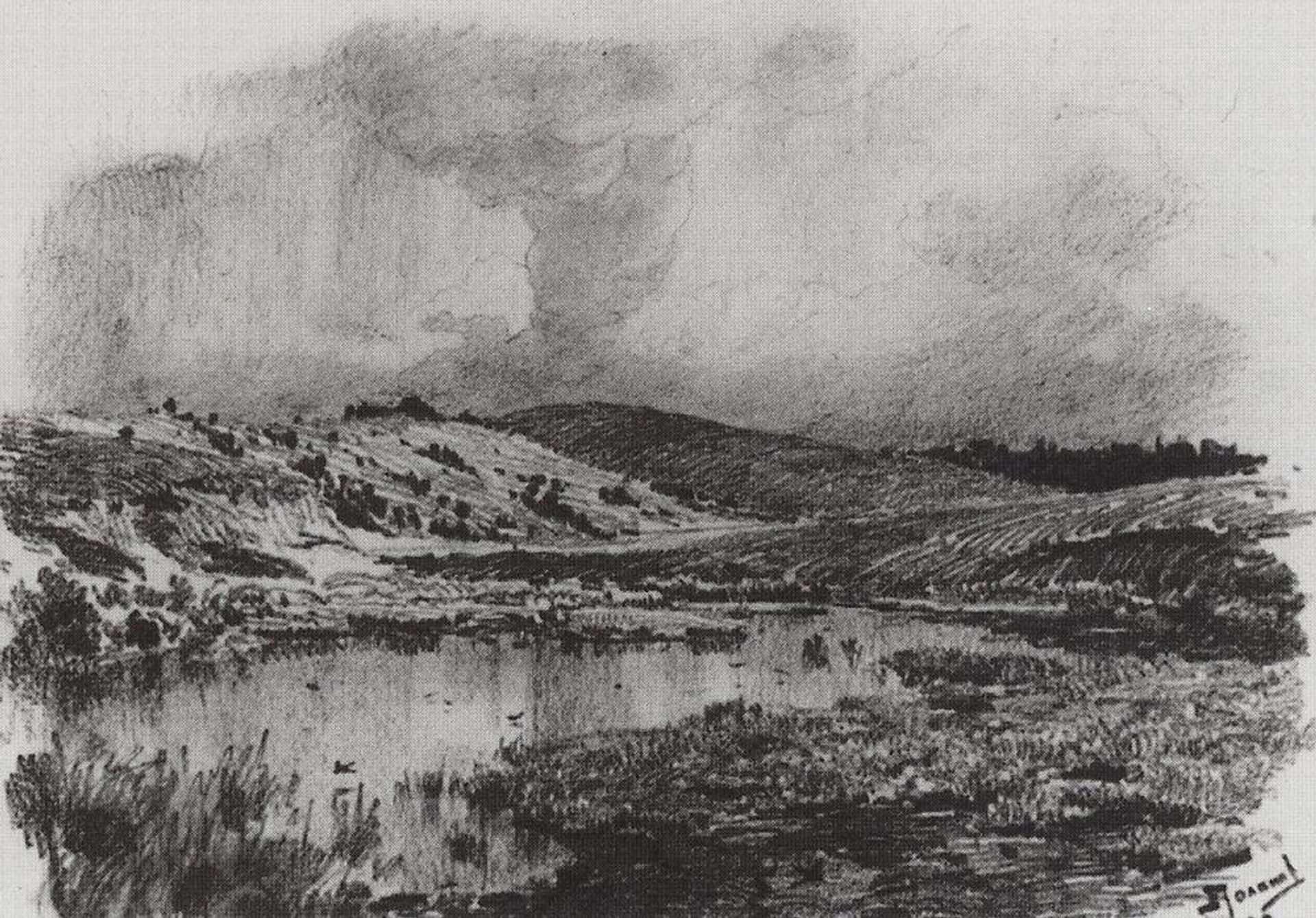 Soars. Swamp. by Vasily Polenov