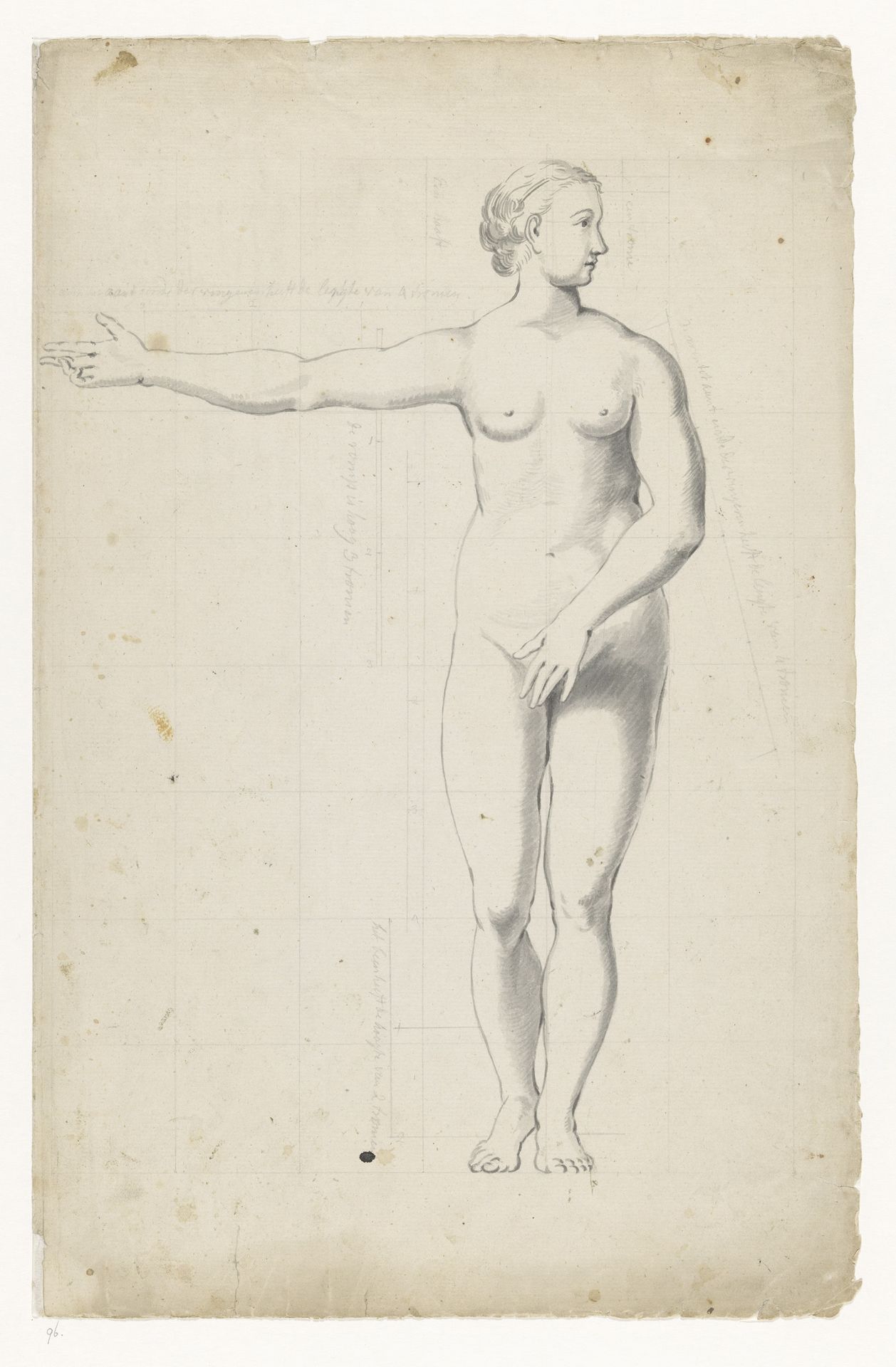 Naaktstudies van vrouw en man by Jan Brandes