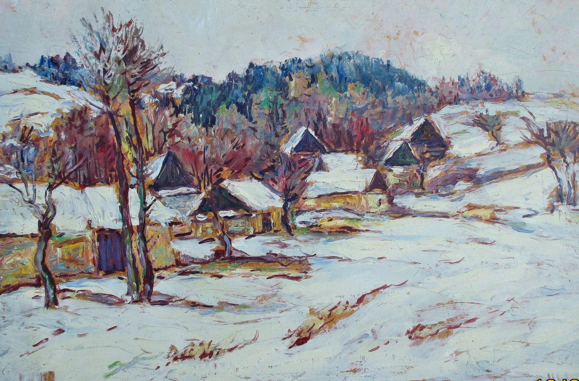 WINTER LANDSCAPE by JAROSLAV KELUC
