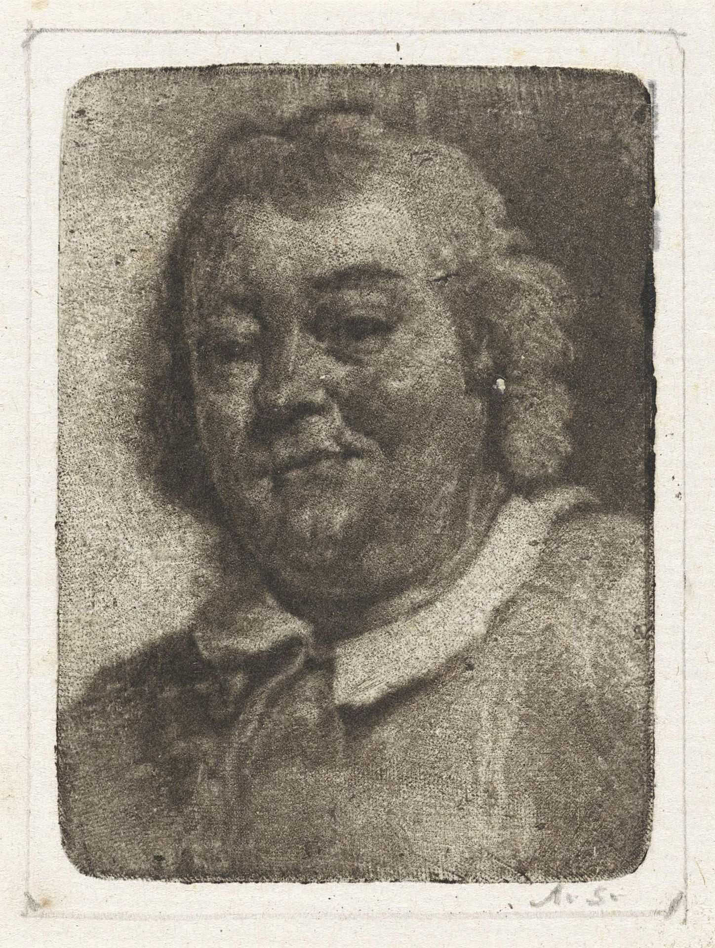 Buste van een man by Aert Schouman
