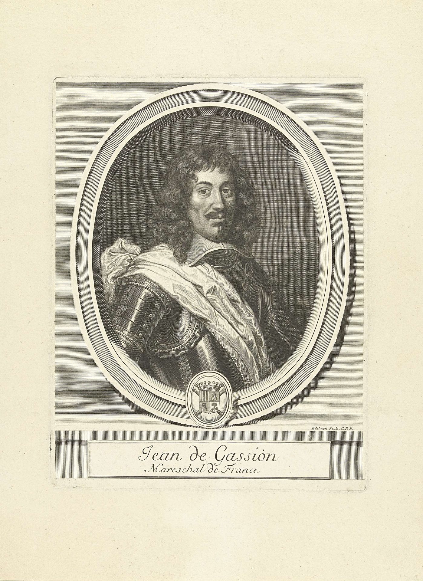 Portret van Jean de Gassion by Gérard Edelinck