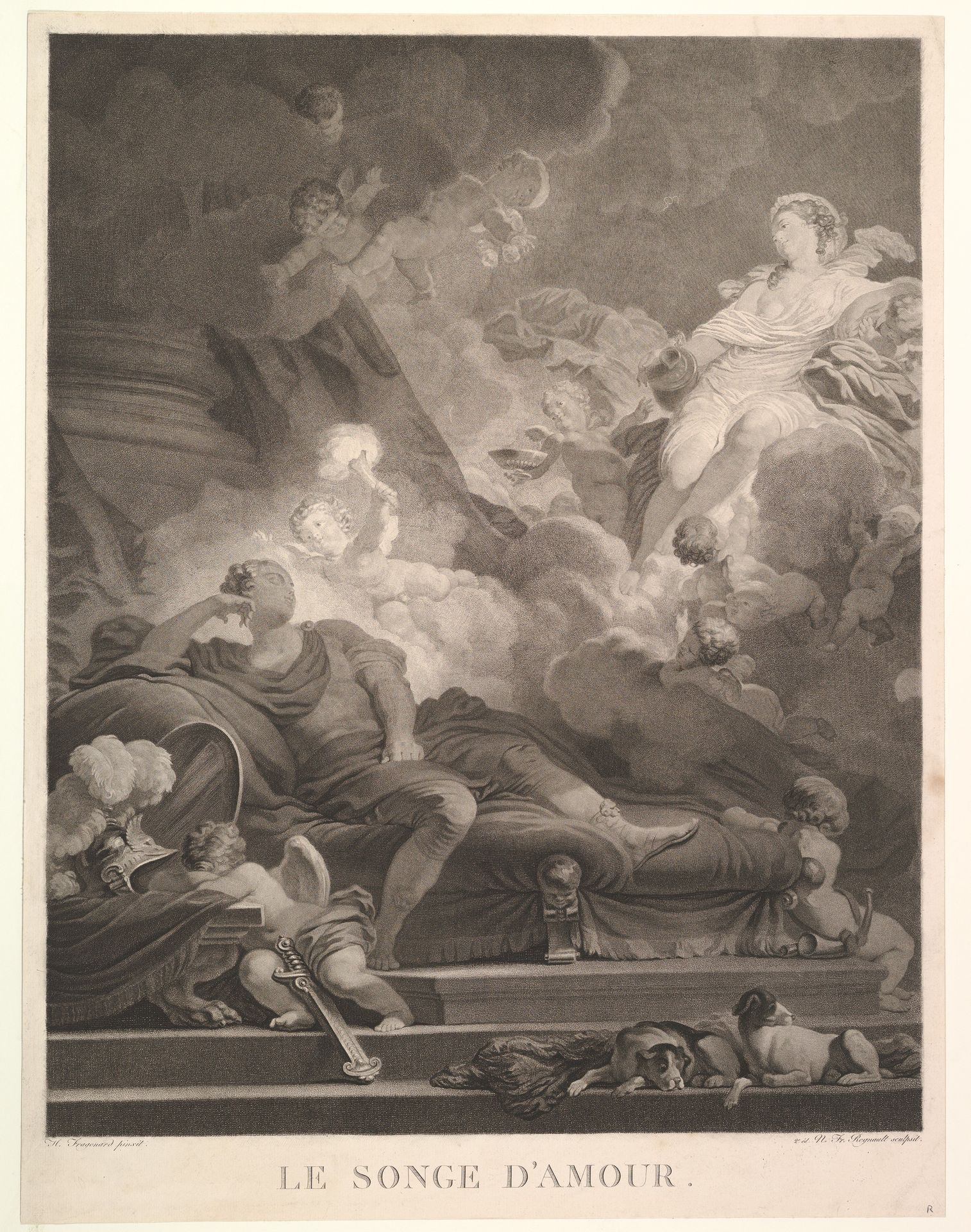 Le Songe d'Amour by Jean-Honoré Fragonard
