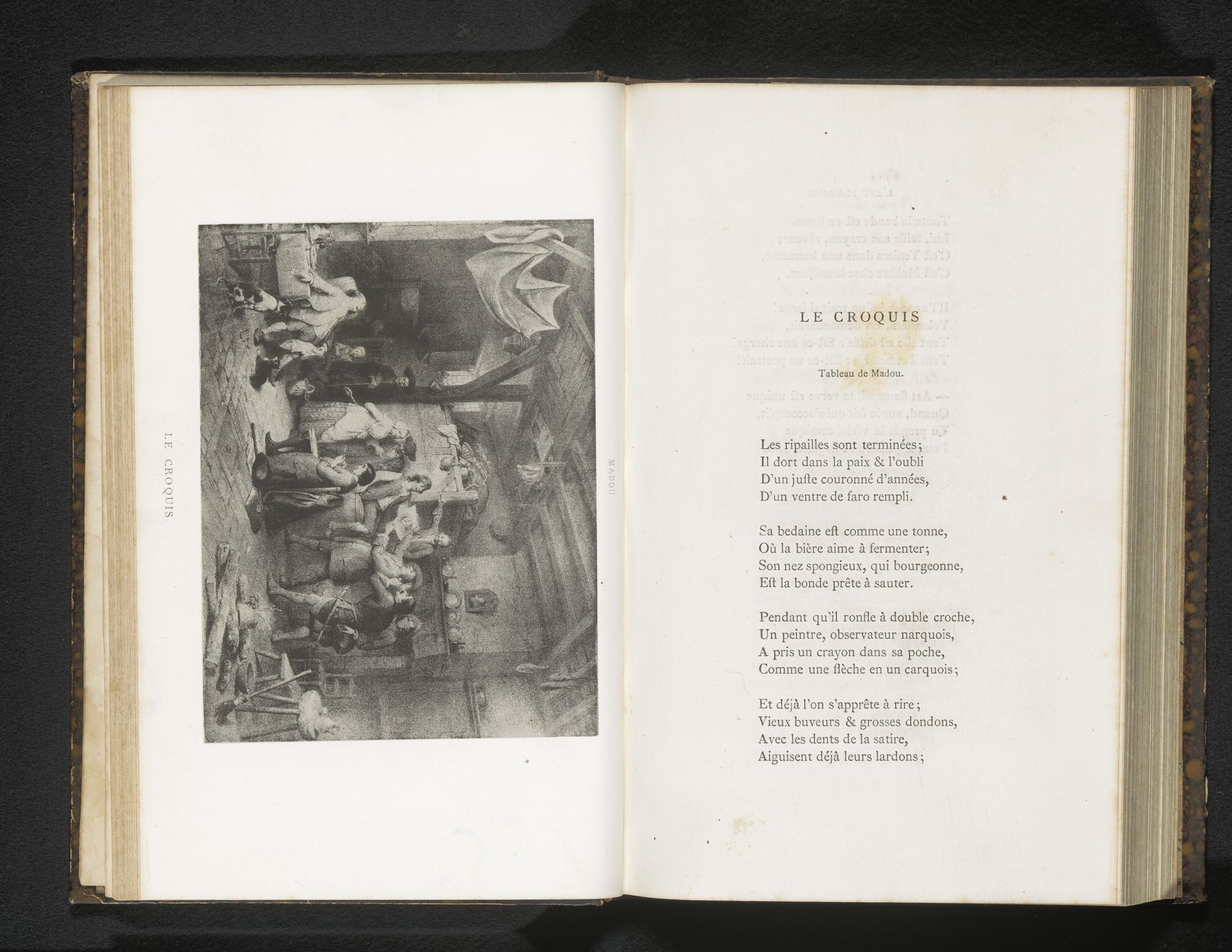Reproductie van Le croquis door Jean Baptiste Madou by Anonymous