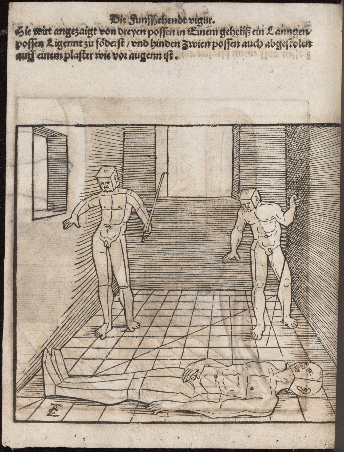 Underweissung der Proportzion und stellung der possen by Erhard Schön
