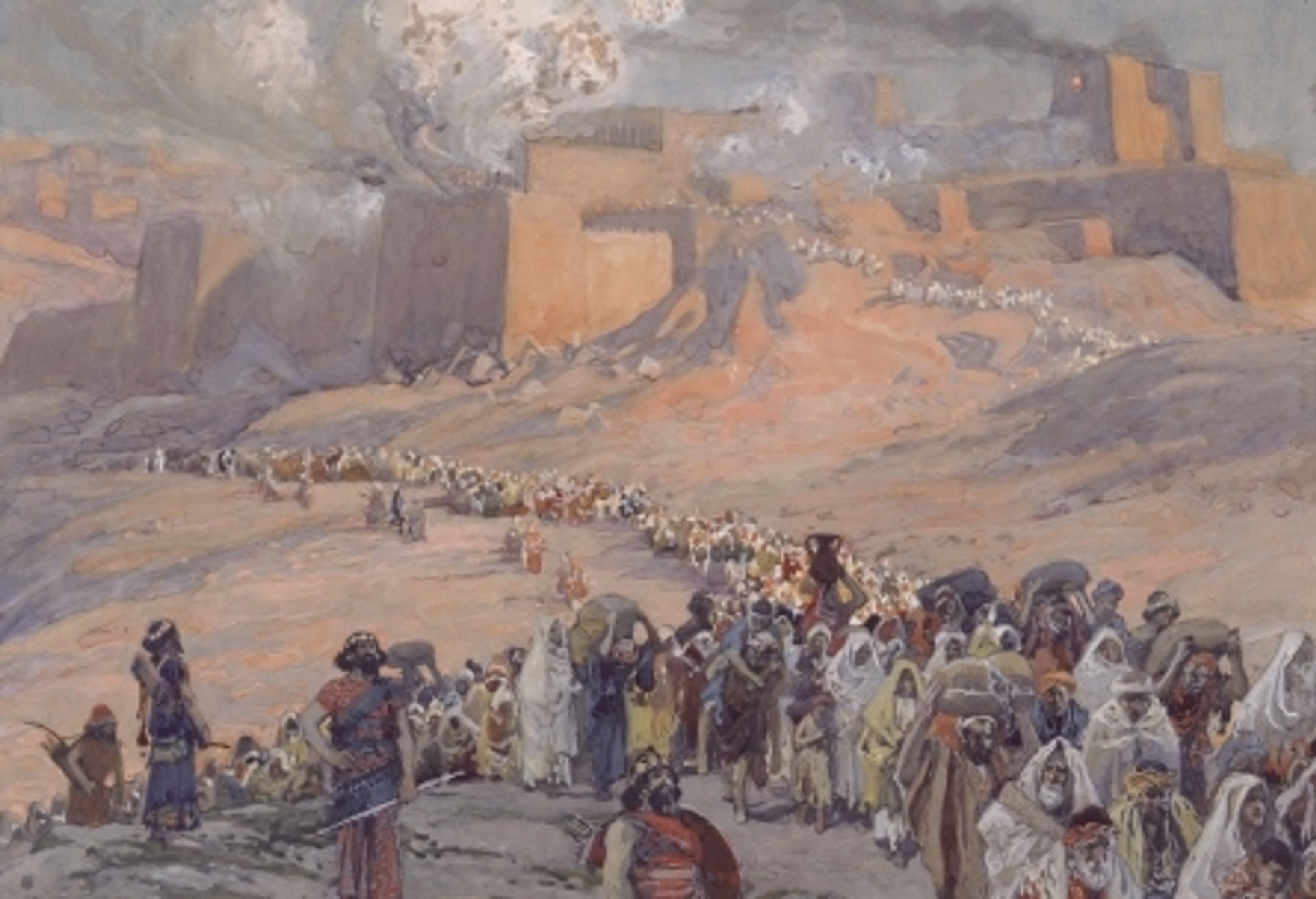 The Flight of the Prisoners by James Tissot