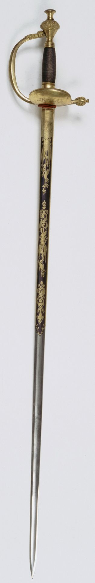 Officiersdegen algemeen model, 1820-1855, Koninkrijk der Nederlanden by Anonymous