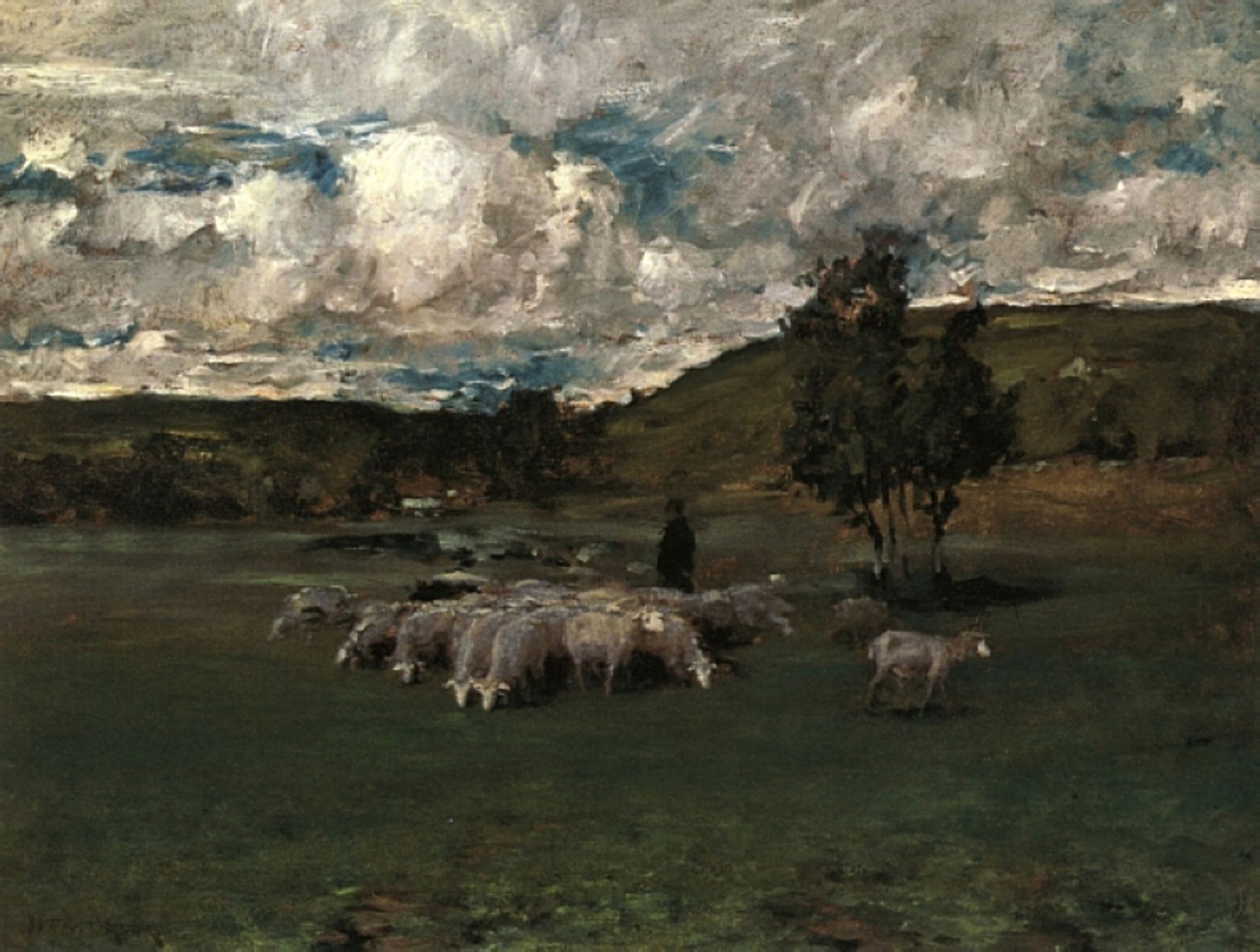 View near Polling by William Merritt Chase
