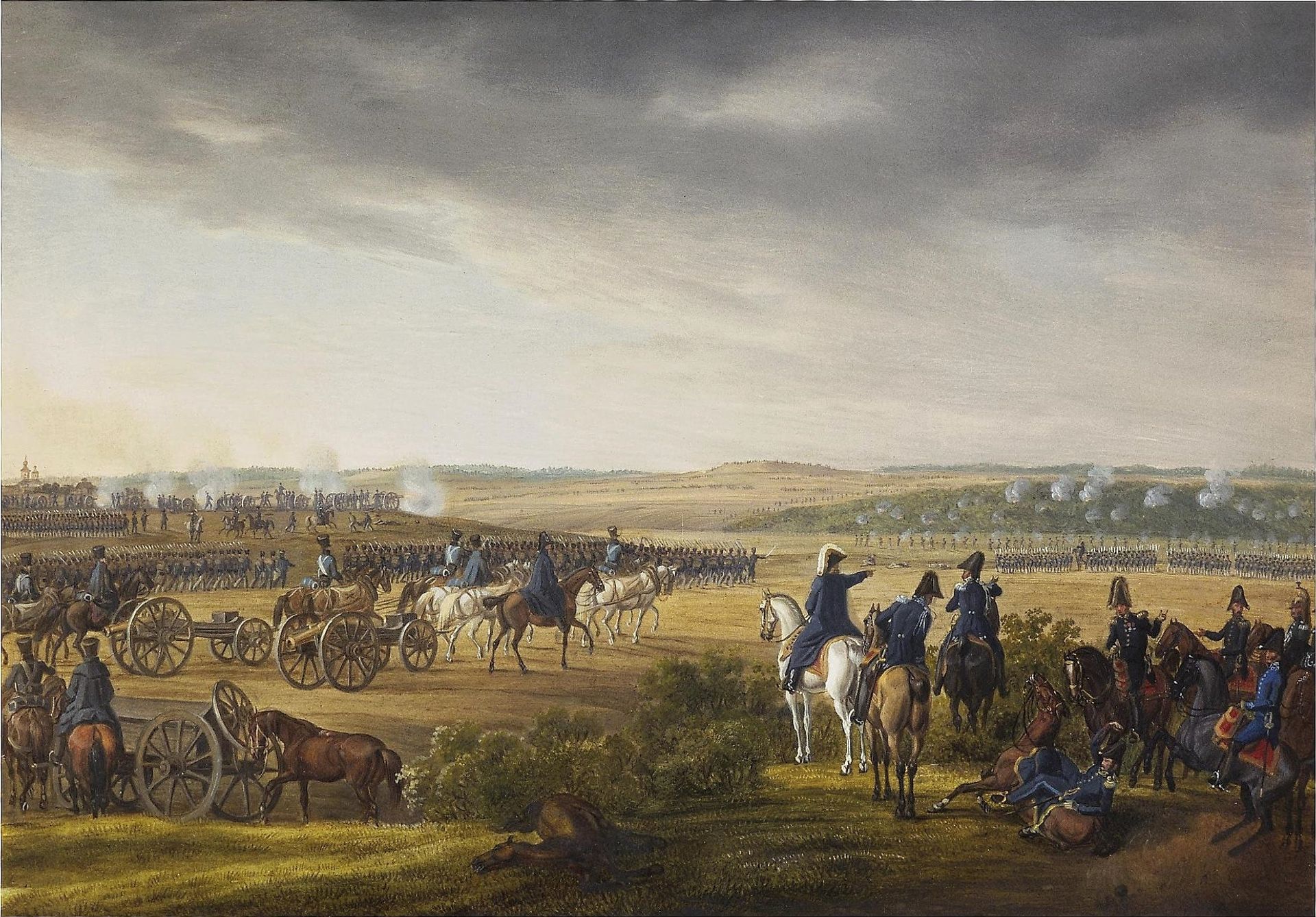 Battle for Moscow 7 September 1812 by Albrecht Adam