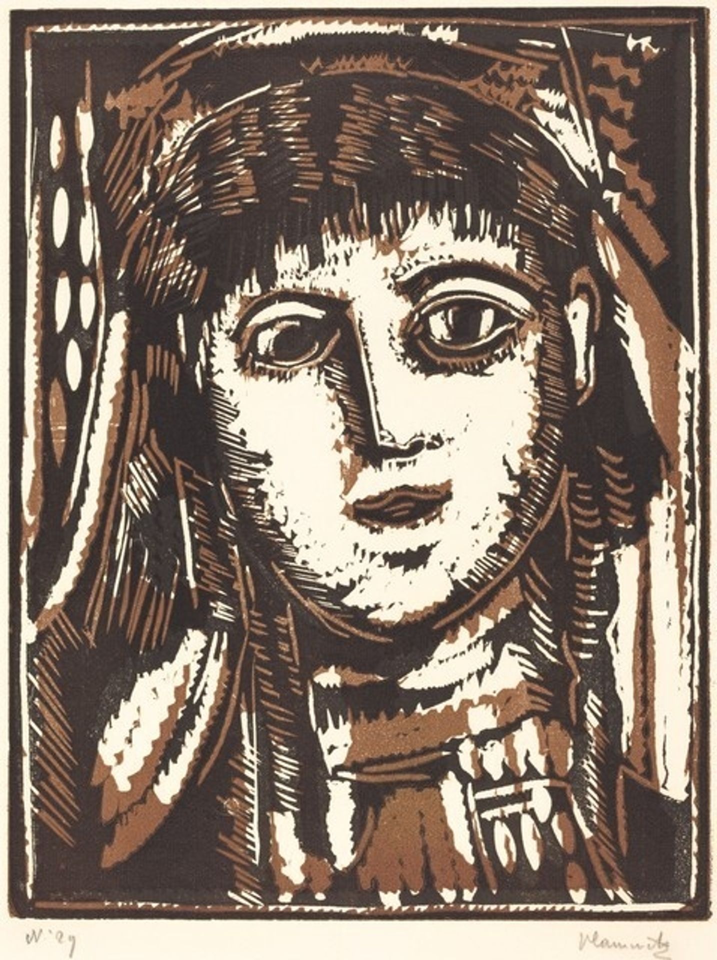 Head of a Woman by Maurice de Vlaminck