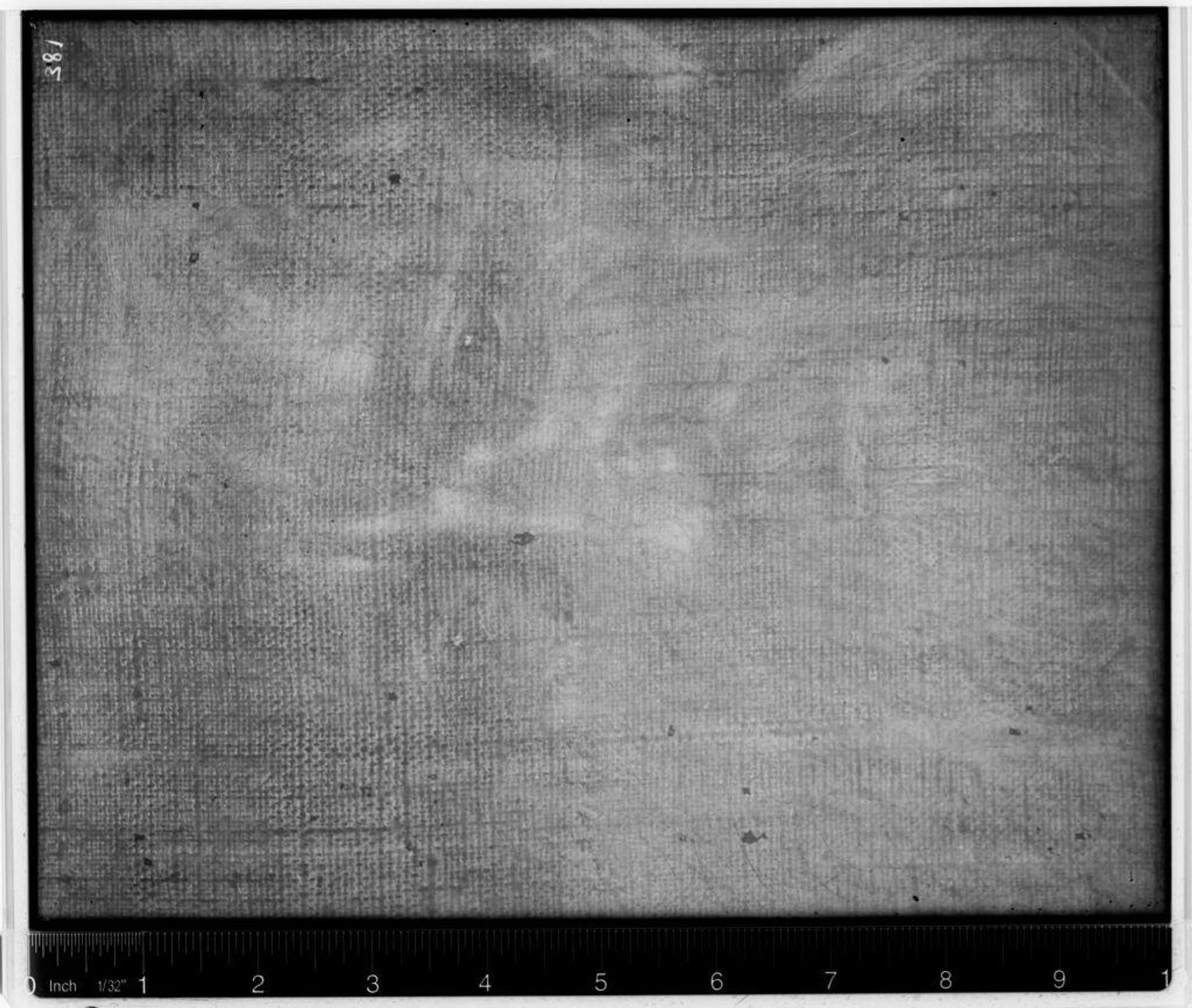 X-radiograph(s) of "Portrait of a Prelate" by Artist of original: Philippe de Champaigne