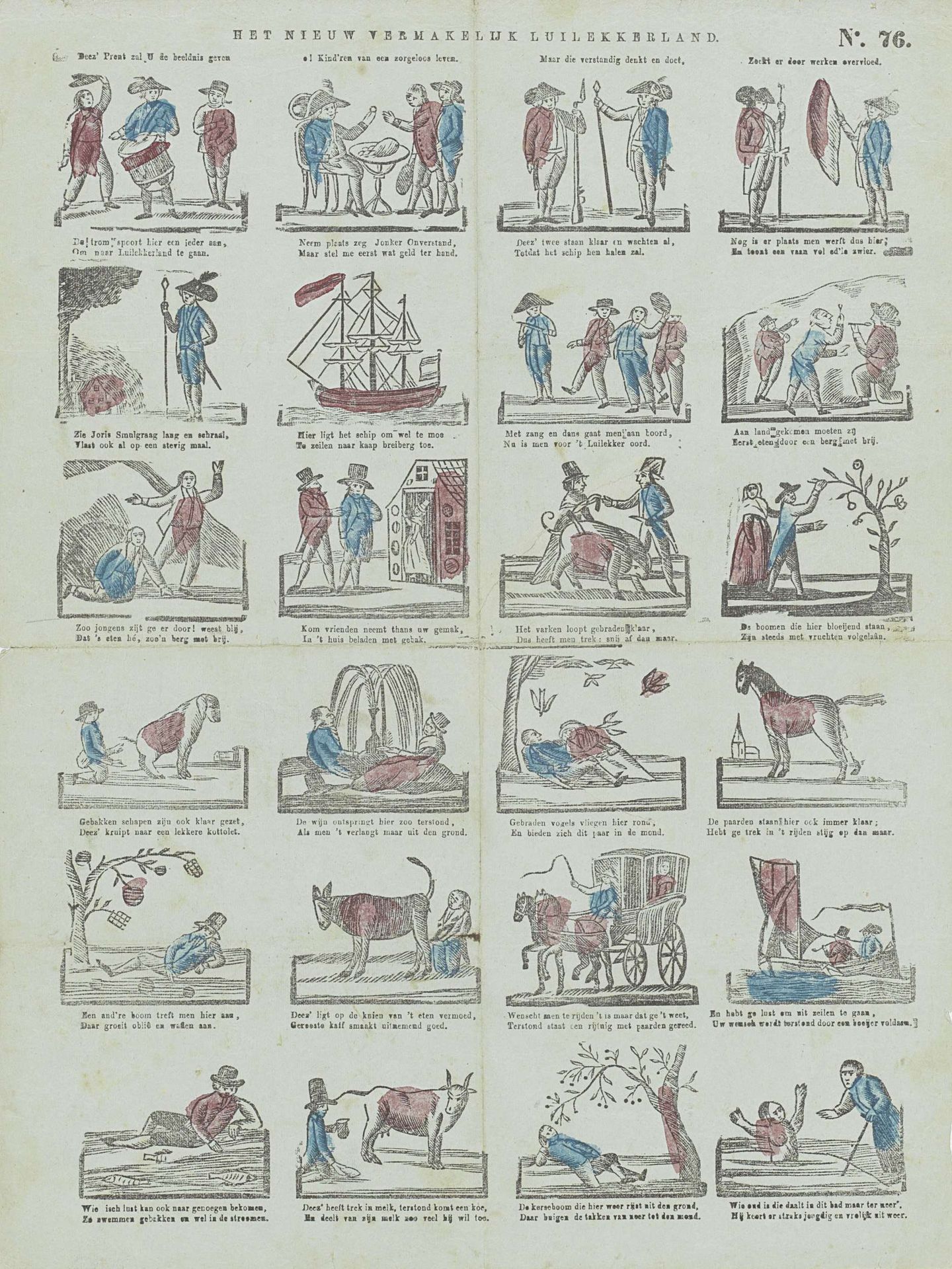Het nieuw vermakelijk luilekkerland by P.C.L. van Staden & Co.