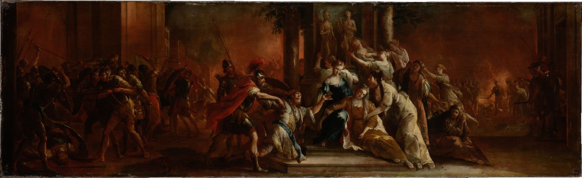 The Death of Priam by Johann Andreas Herrlein