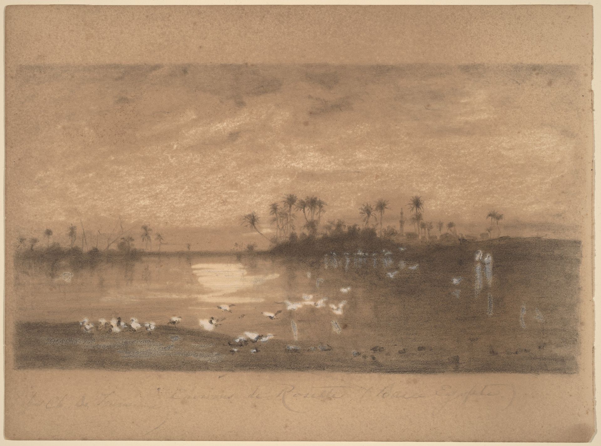 Rosetta, Egypt by Charles J. Bridgman