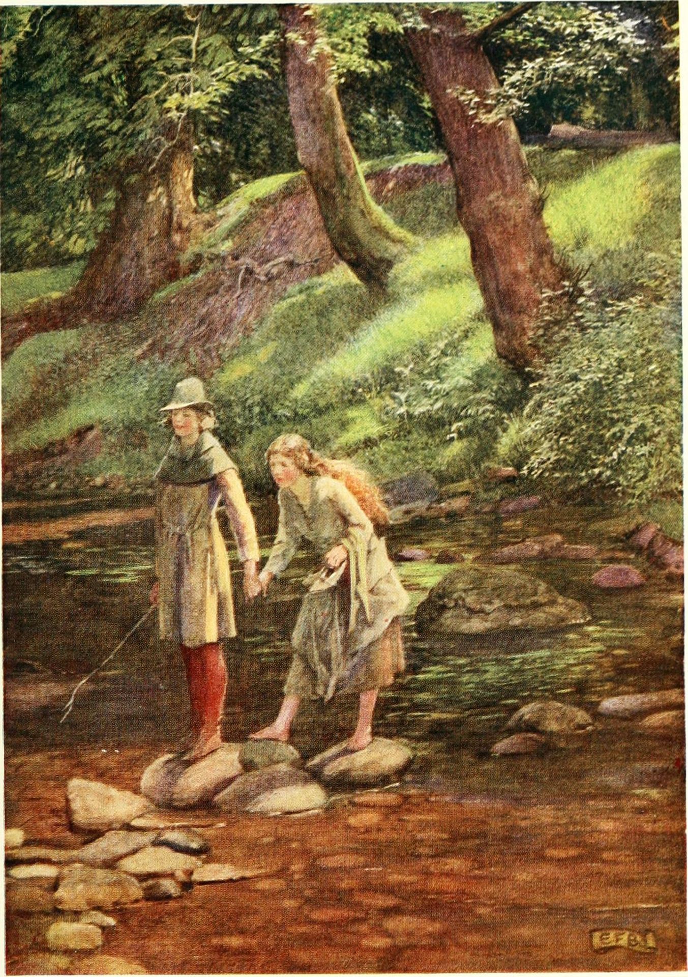 Rosalind and Celia by Eleanor Fortescue-Brickdale