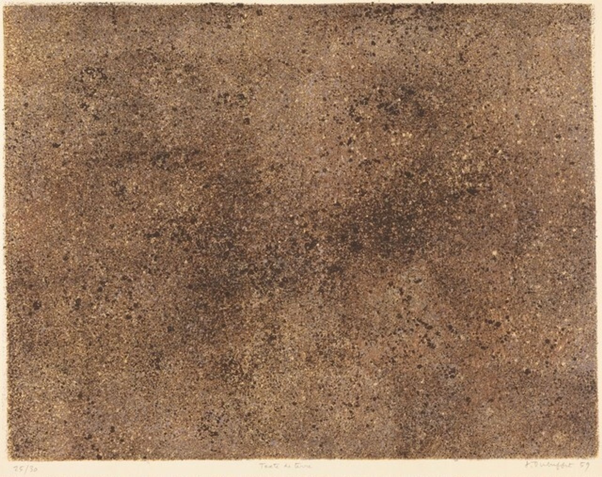 Texte de terre by Jean Dubuffet