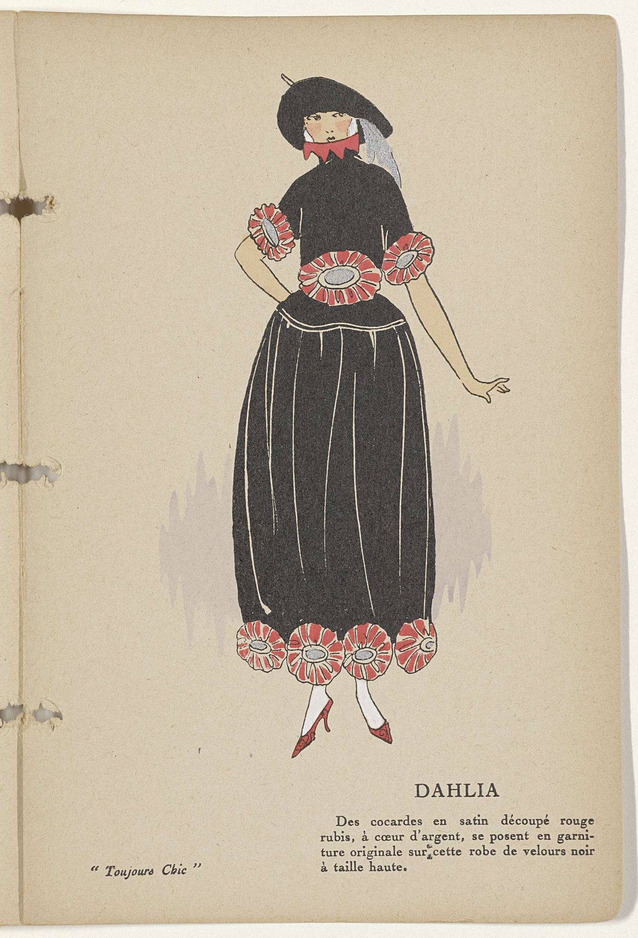 Toujours Chic Les Robes, Hiver 1921-1922: Dahlia by G-P. Joumard