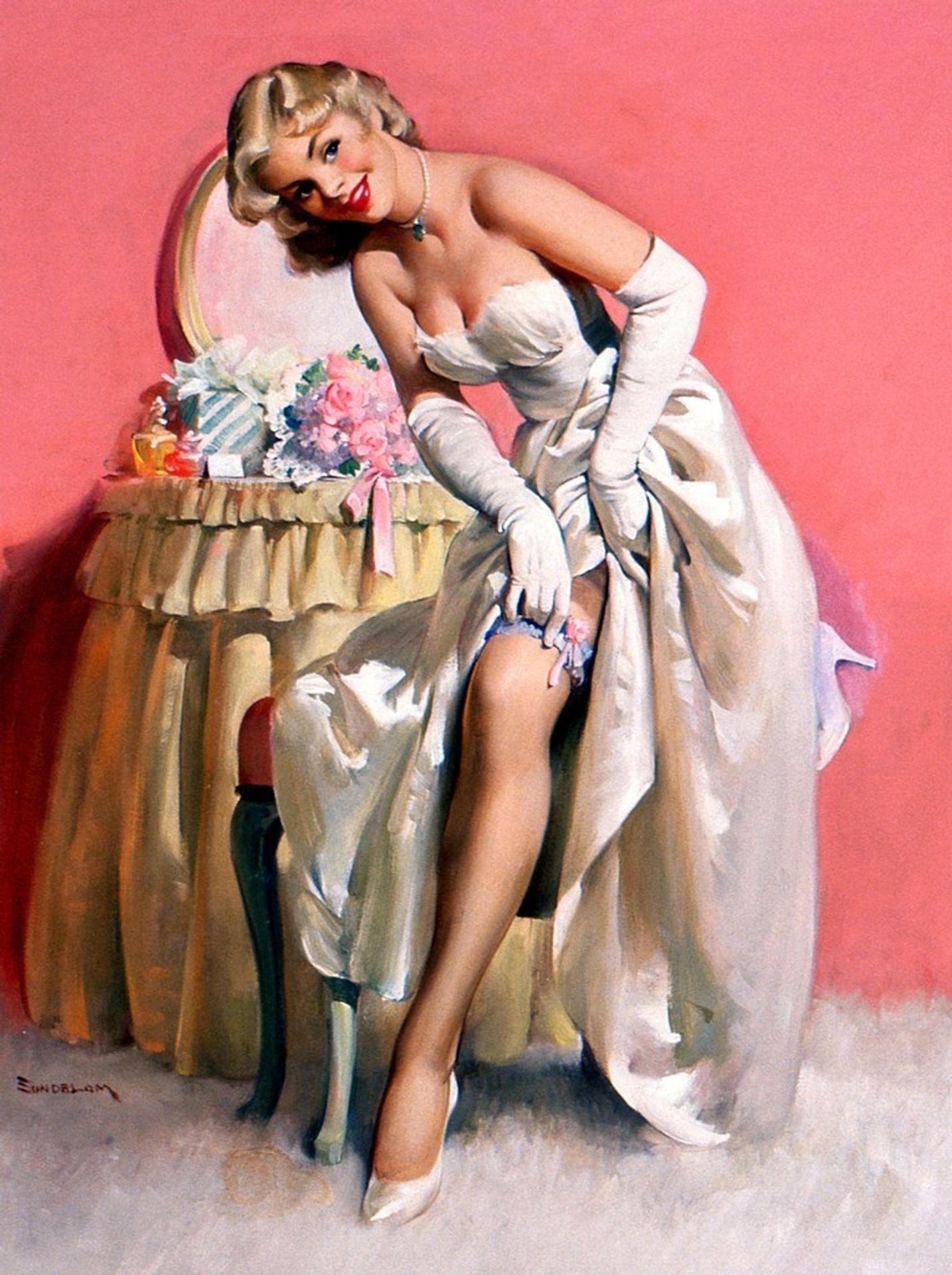 Miss Sylvania by Haddon Hubbard Sundblom