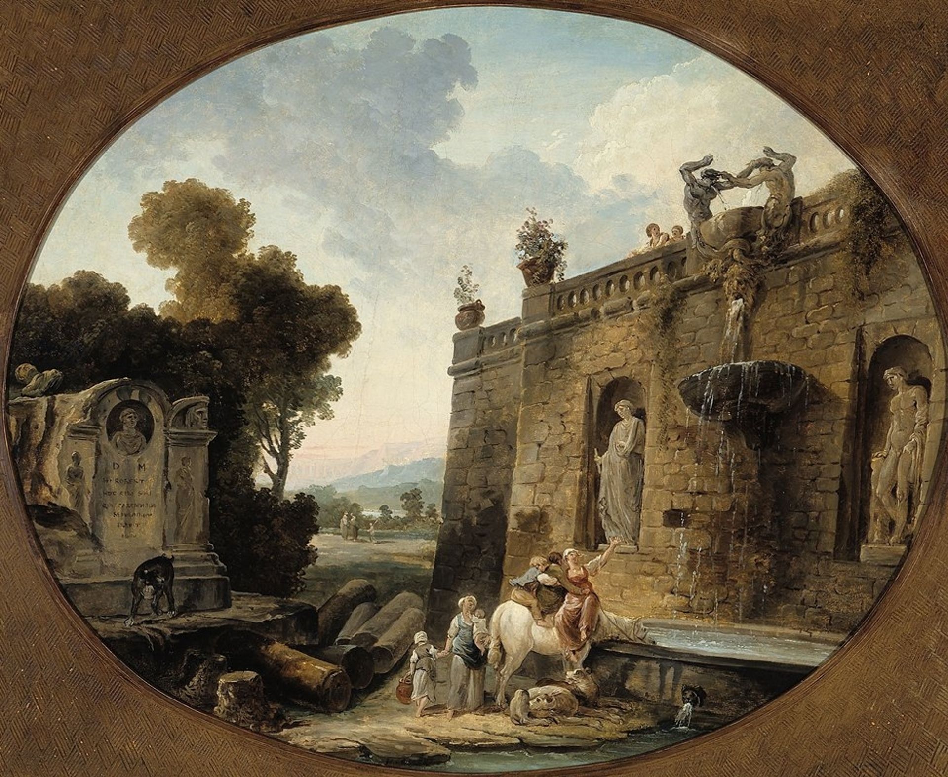 L’Abreuvoir by Hubert Robert