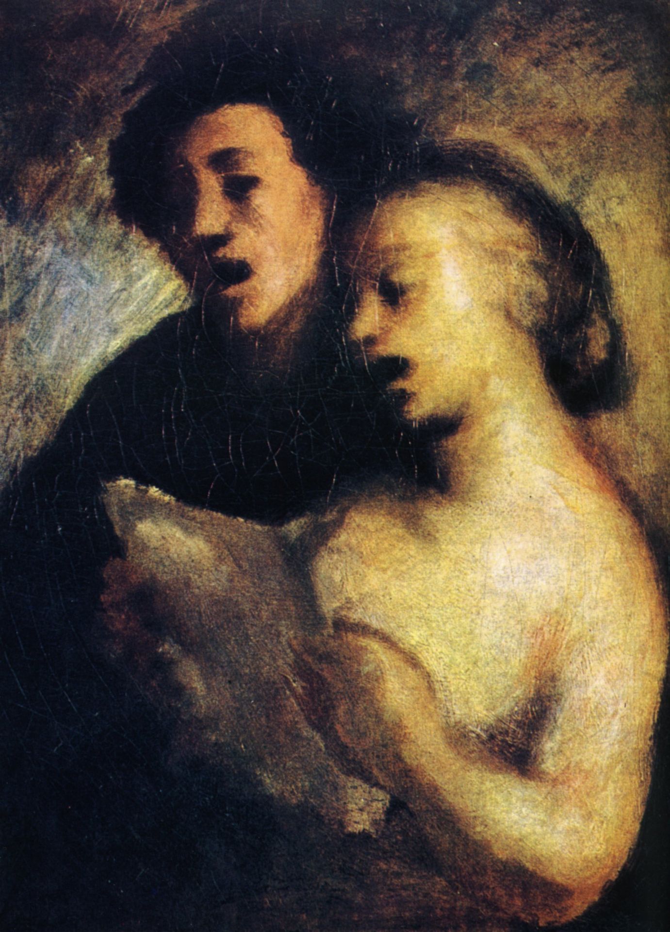 Couples Singers by Honoré Daumier