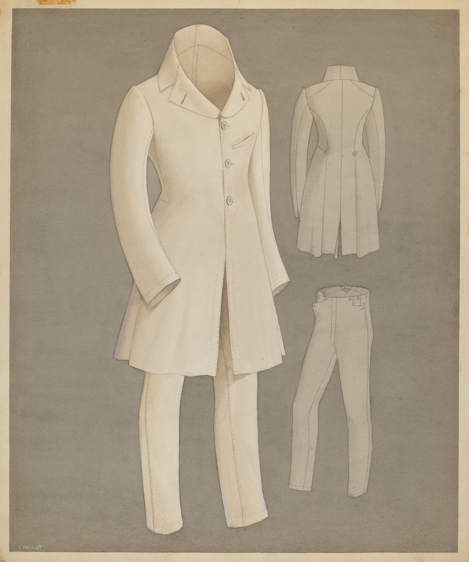 Coat and Trousers by Creighton Kay-Scott