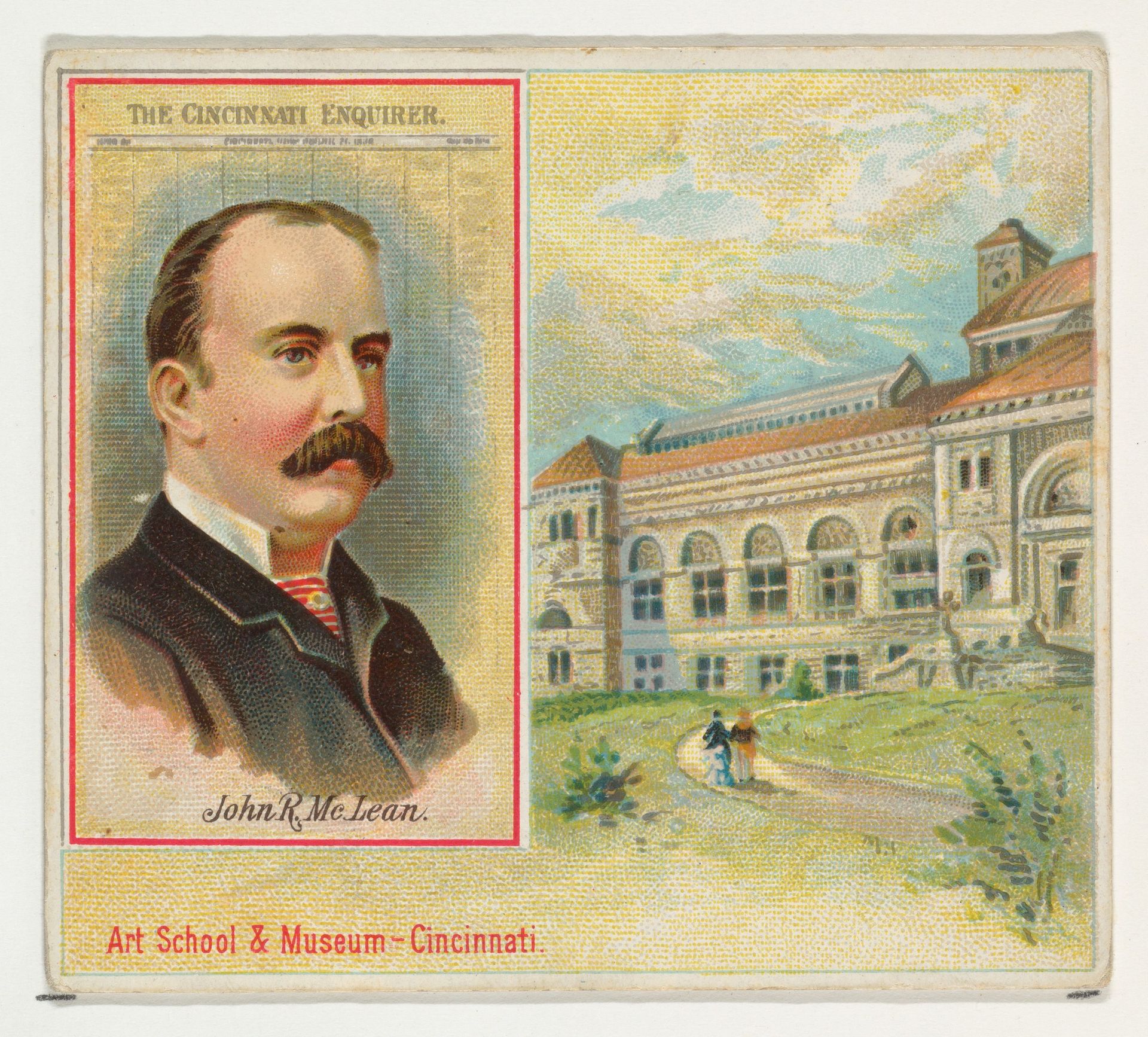 John R. McLean, The Cincinnati Enquirer, from the American Editors series (N35) for Allen & Ginter Cigarettes by Allen & Ginter