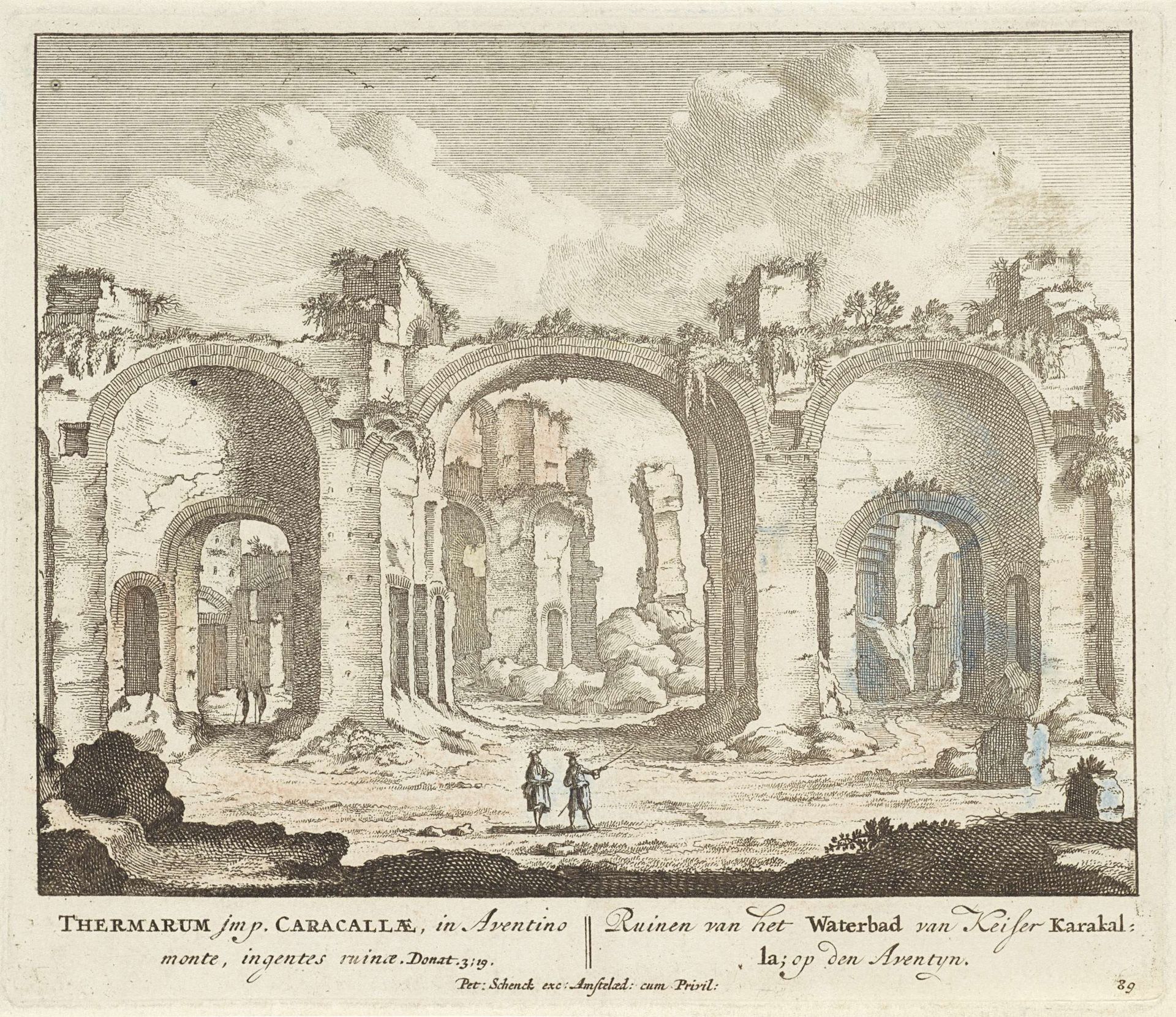 Thermen van Caracalla by Pieter Schenk