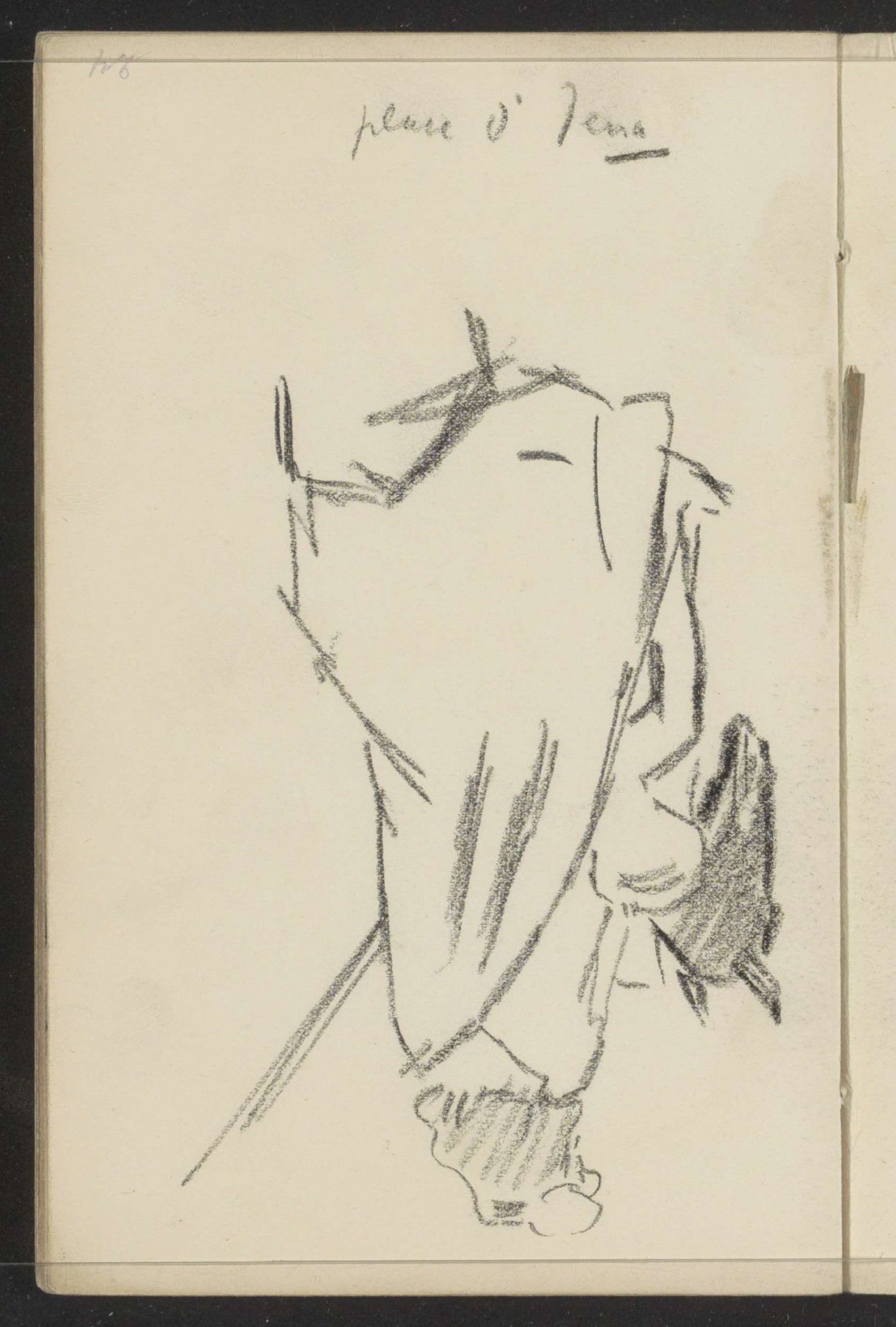 Ruiter, op de rug gezien by Isaac Israels