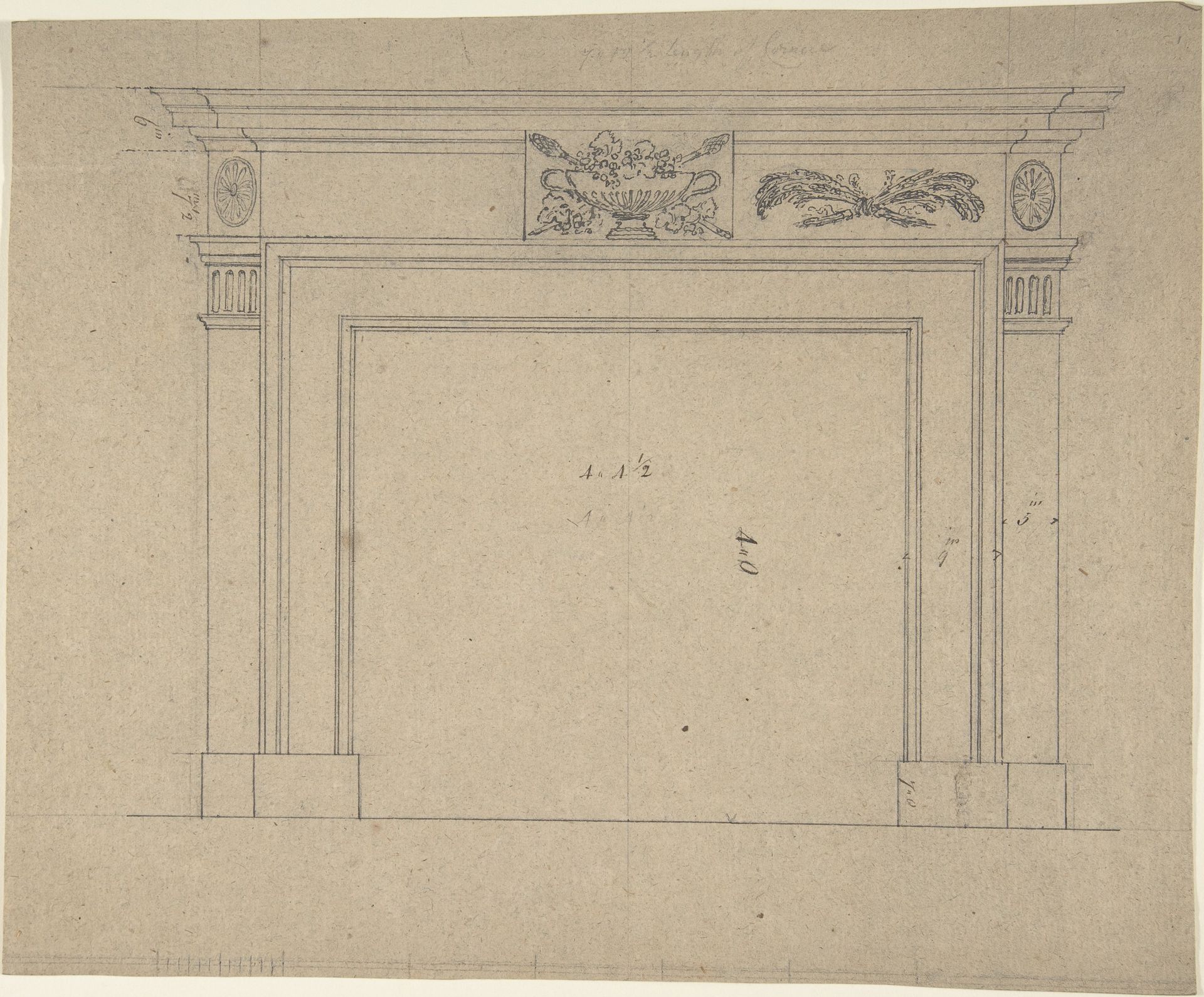 Design for a Chimneypiece by Sir William Chambers