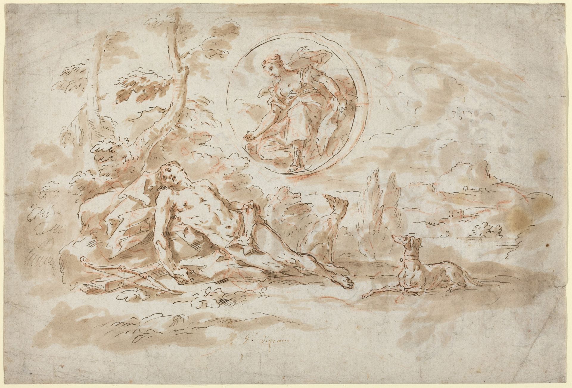 Diana and Endymion by Gaspare Diziani