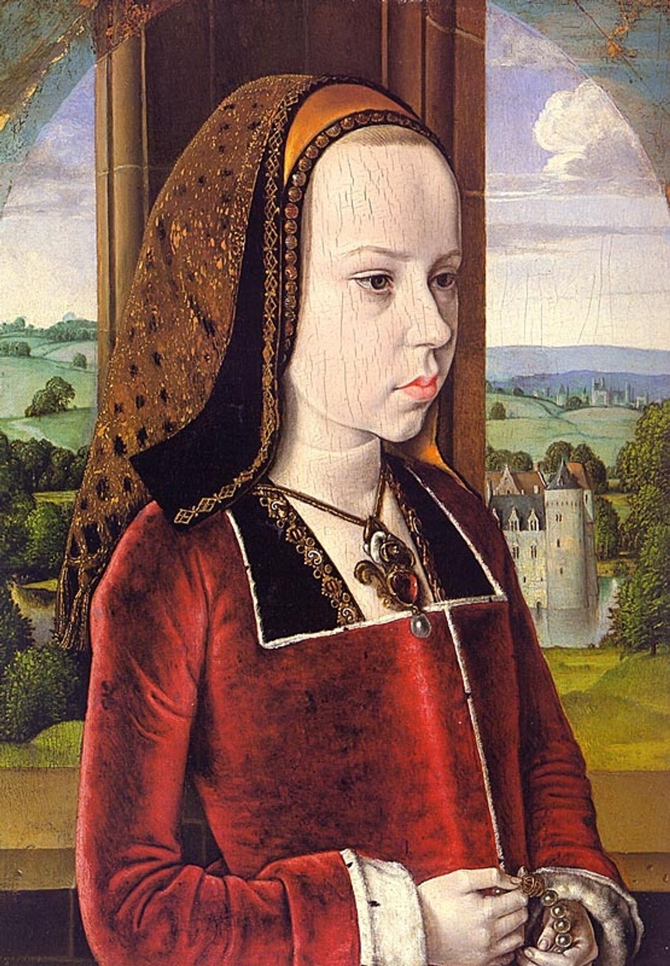 Portrait of Margaret of Austria (Portrait of a Young Princess) by Jean Hey