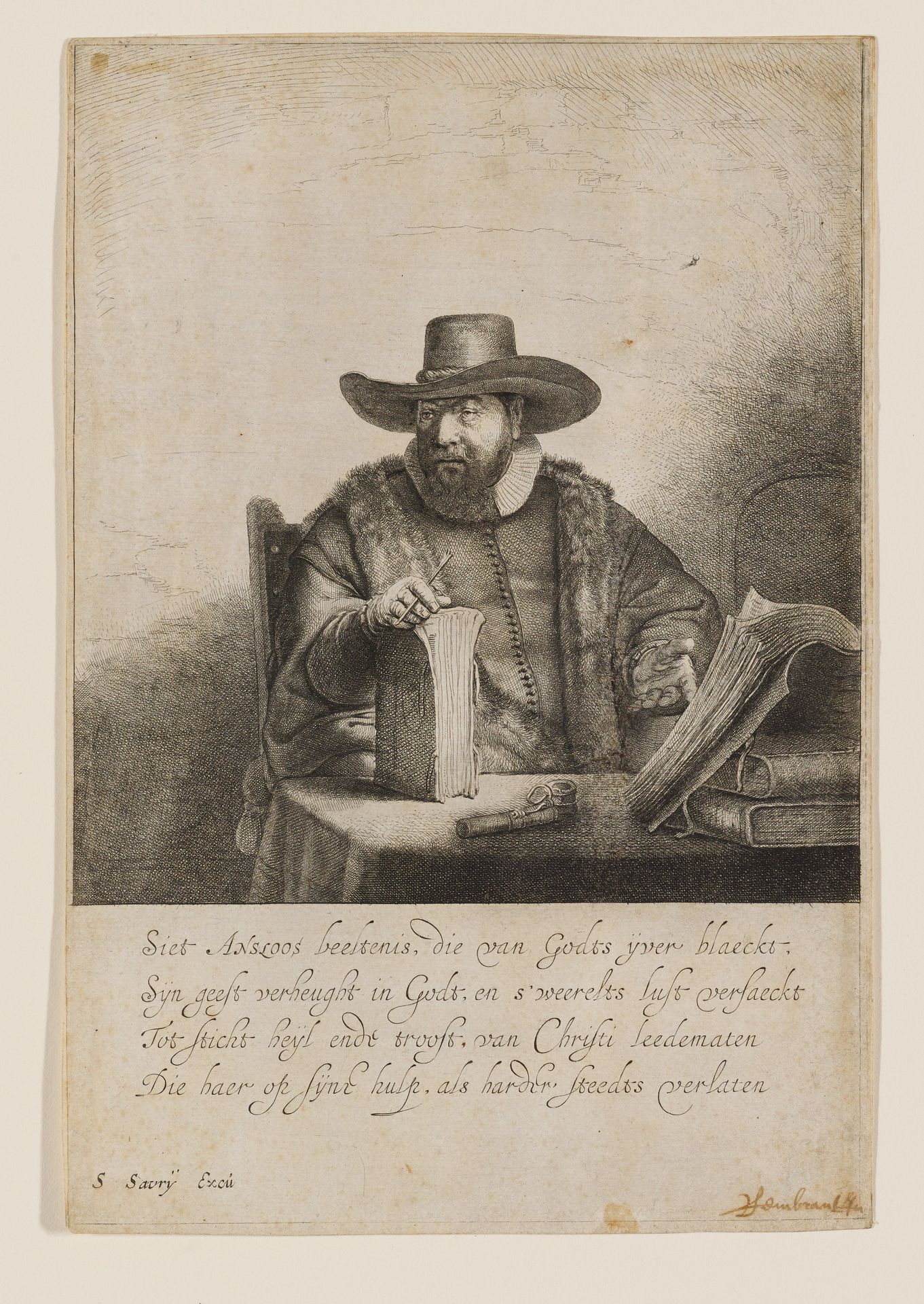 Cornelis Claez Anslo by Solomon Savary