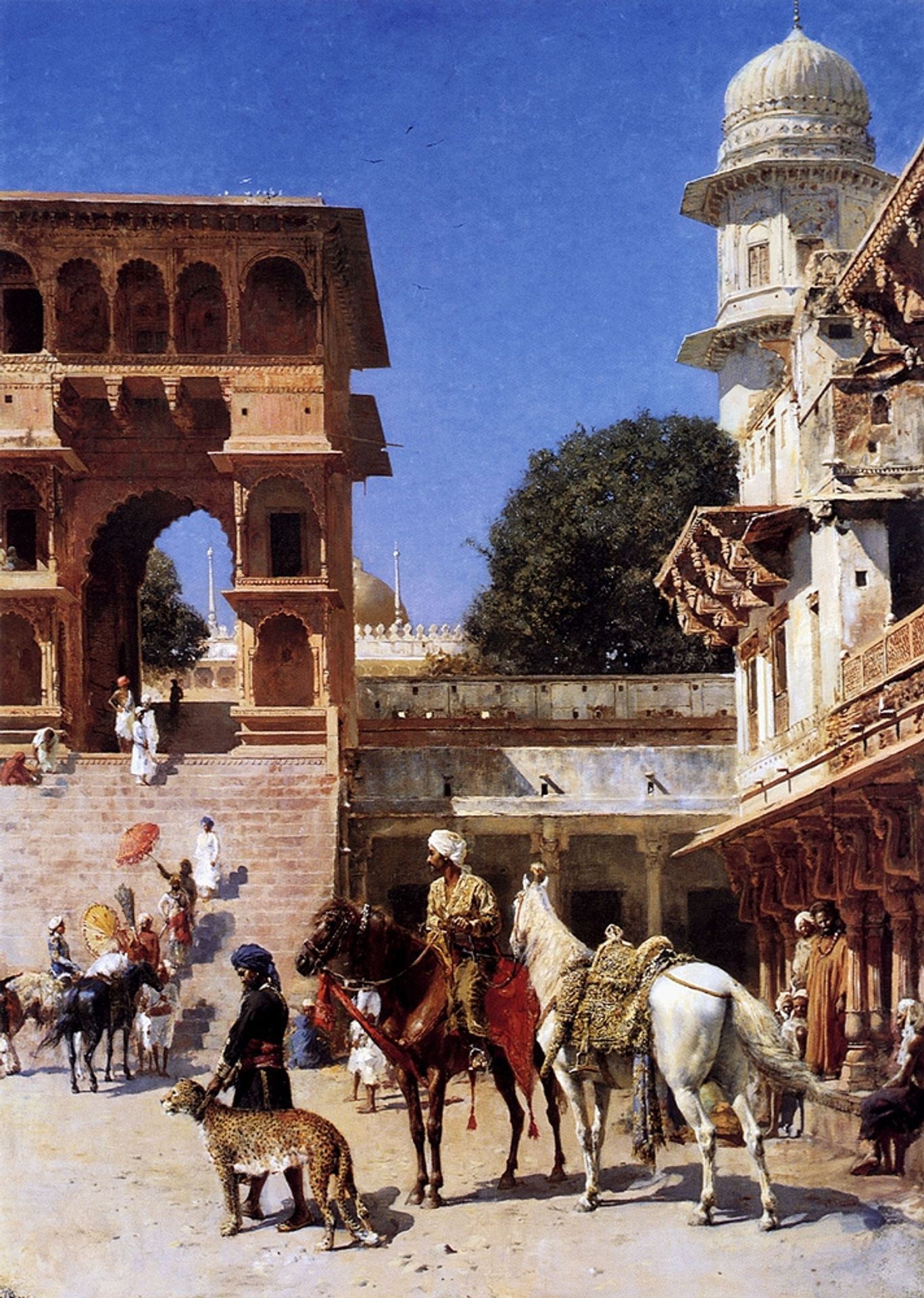 Departure For The Hunt by Edwin Lord Weeks