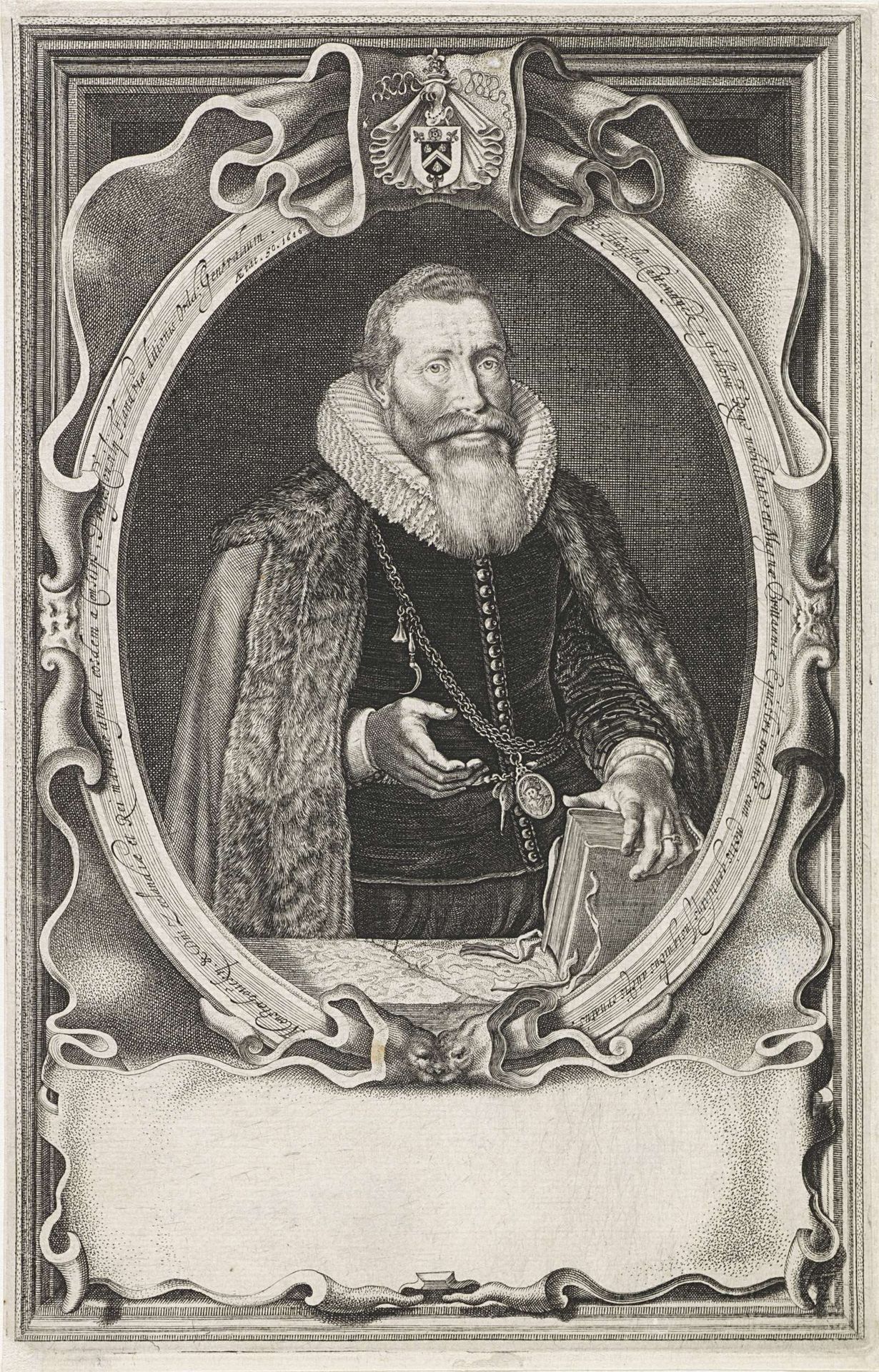 Portret van Johan Huyssen by Lucas Vorsterman I