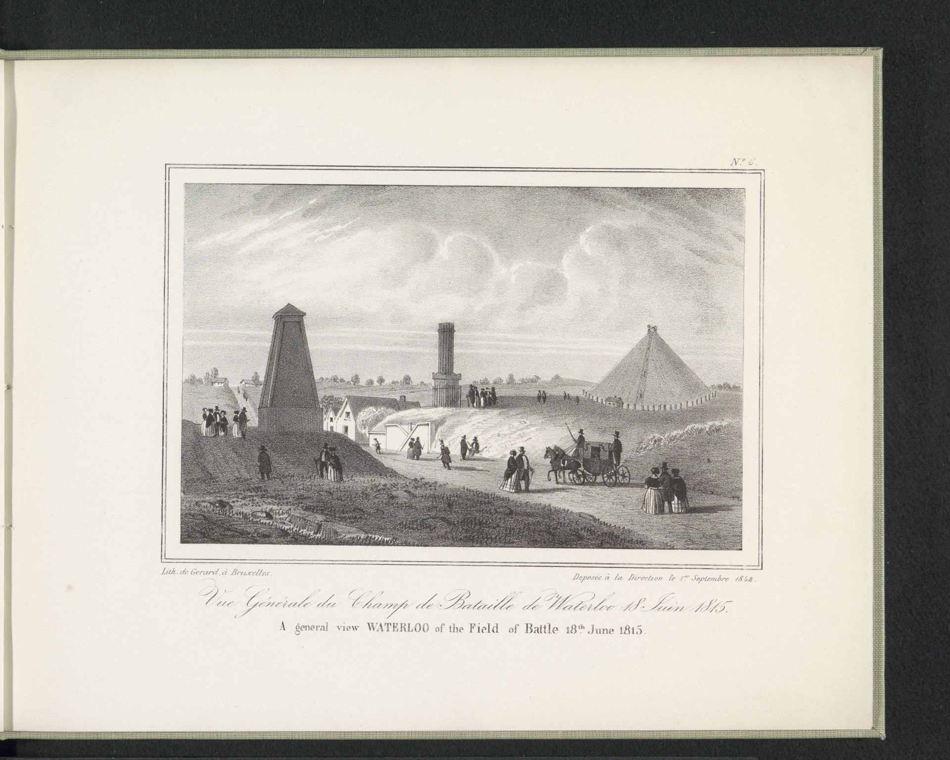 Slagveld van Waterloo by H. Gérard