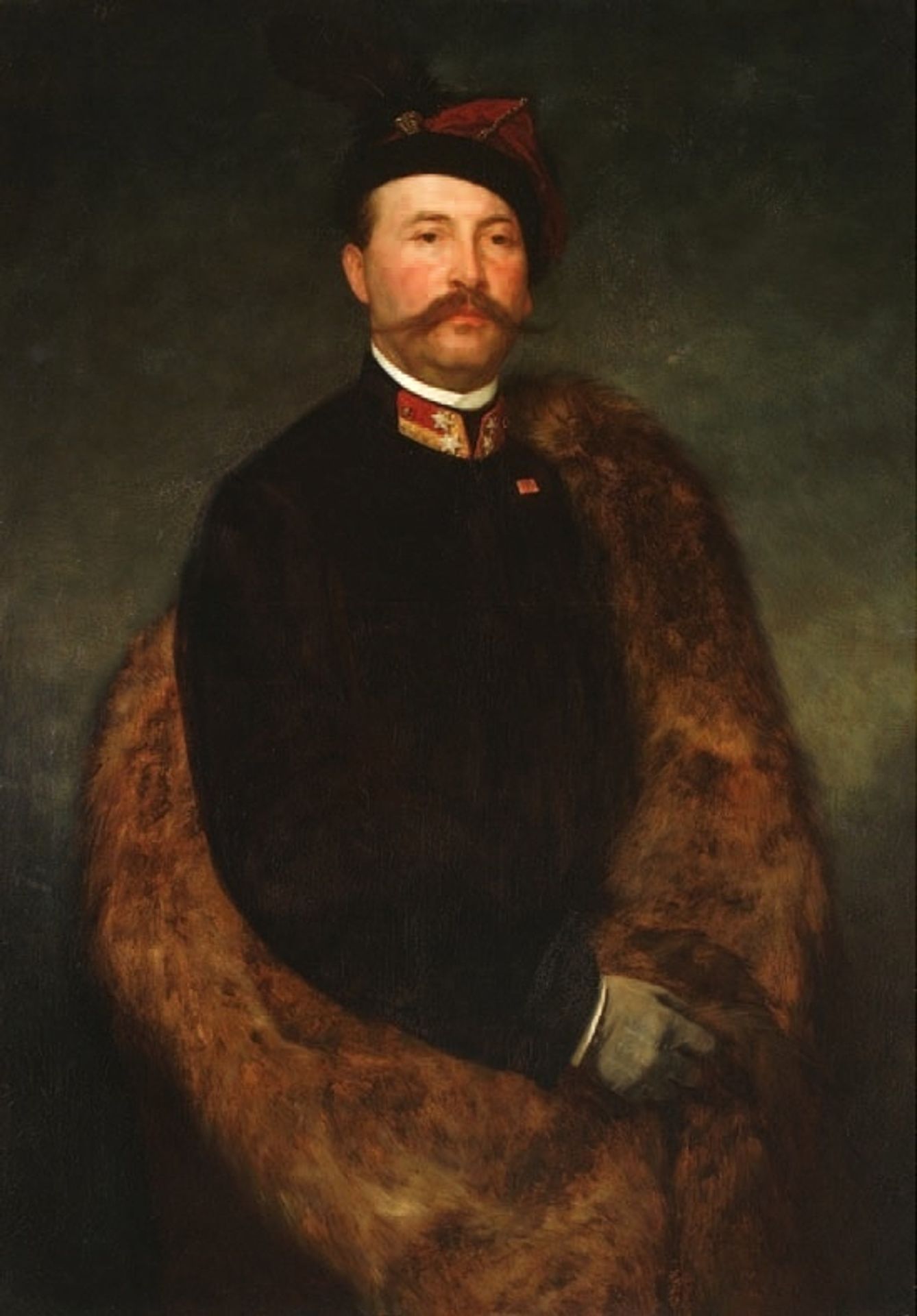 Portret Maksymiliana Rodakowskiego, Brata Artysty by Henryk Rodakowski