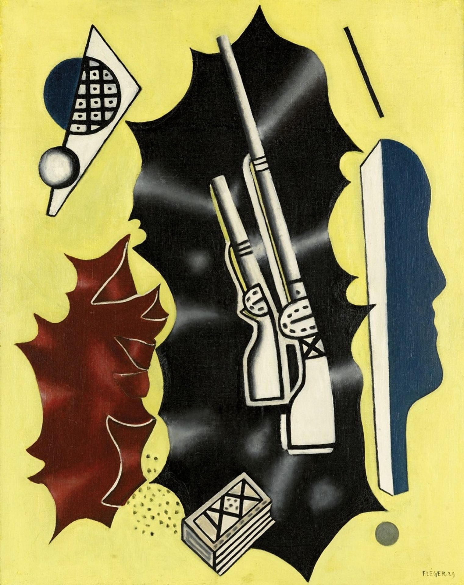 Les deux fusils by Fernand Léger