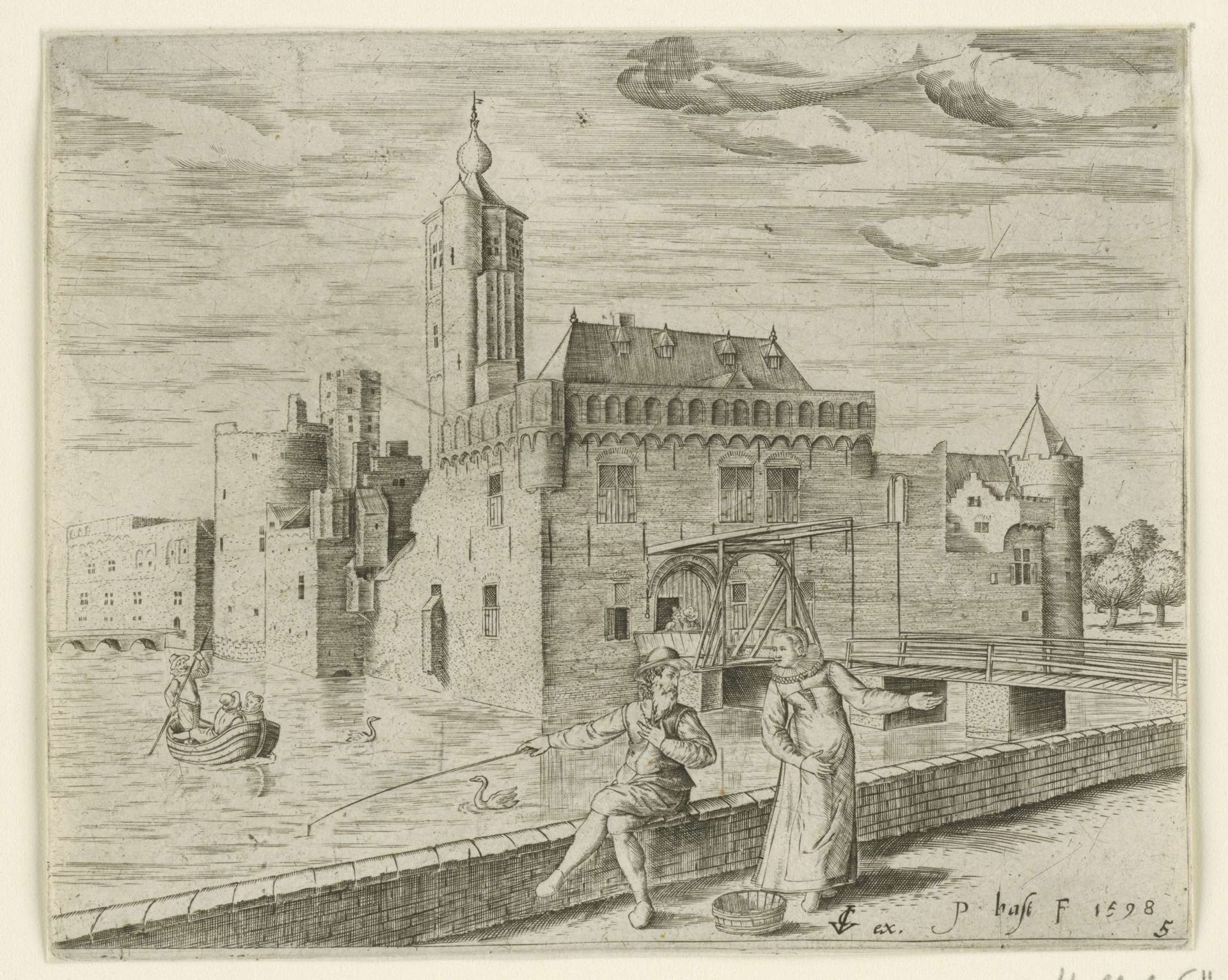 Het kasteel Aldegonde by Pieter Bast