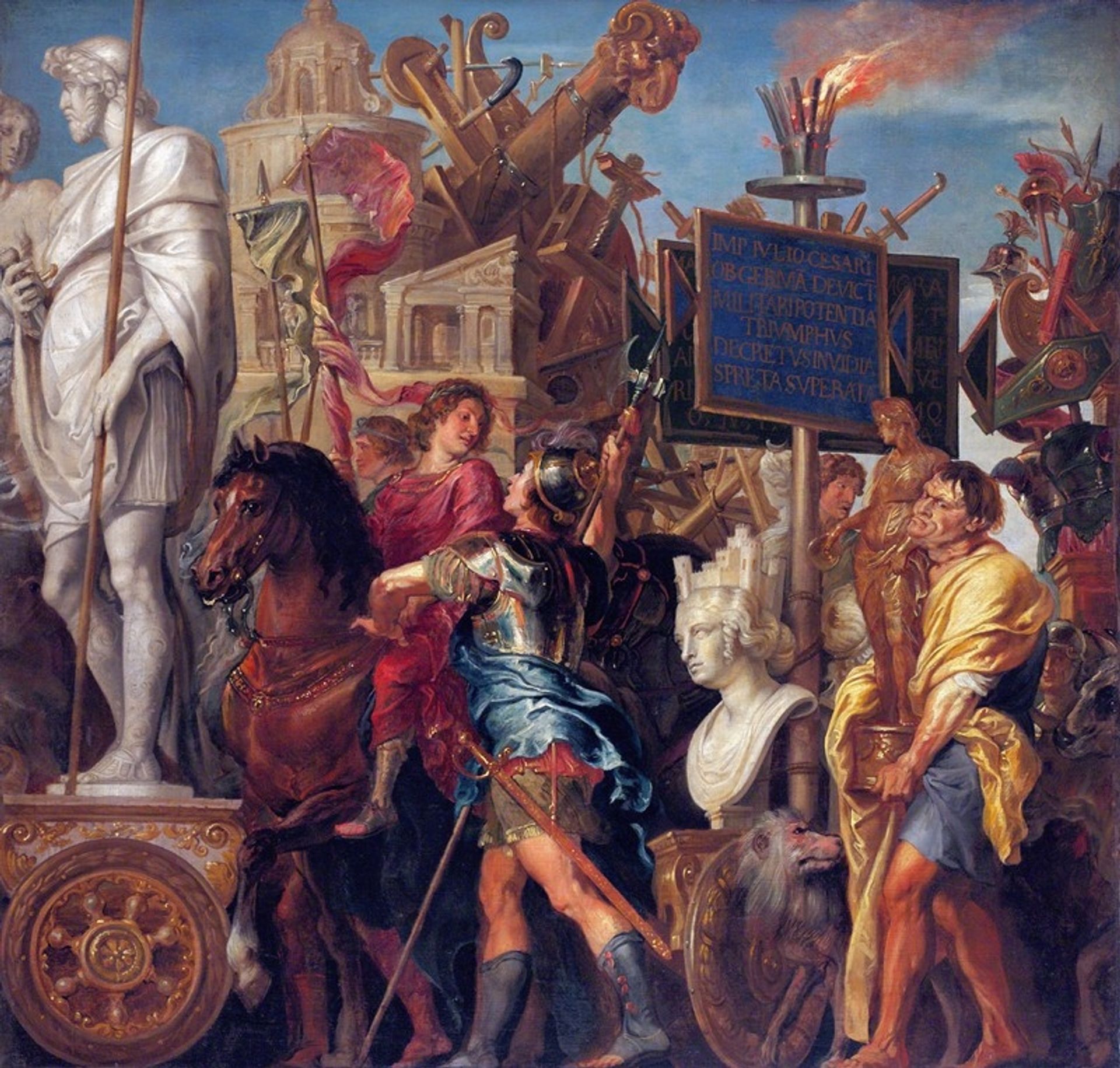 Caesar’s Triumph by Peter Paul Rubens