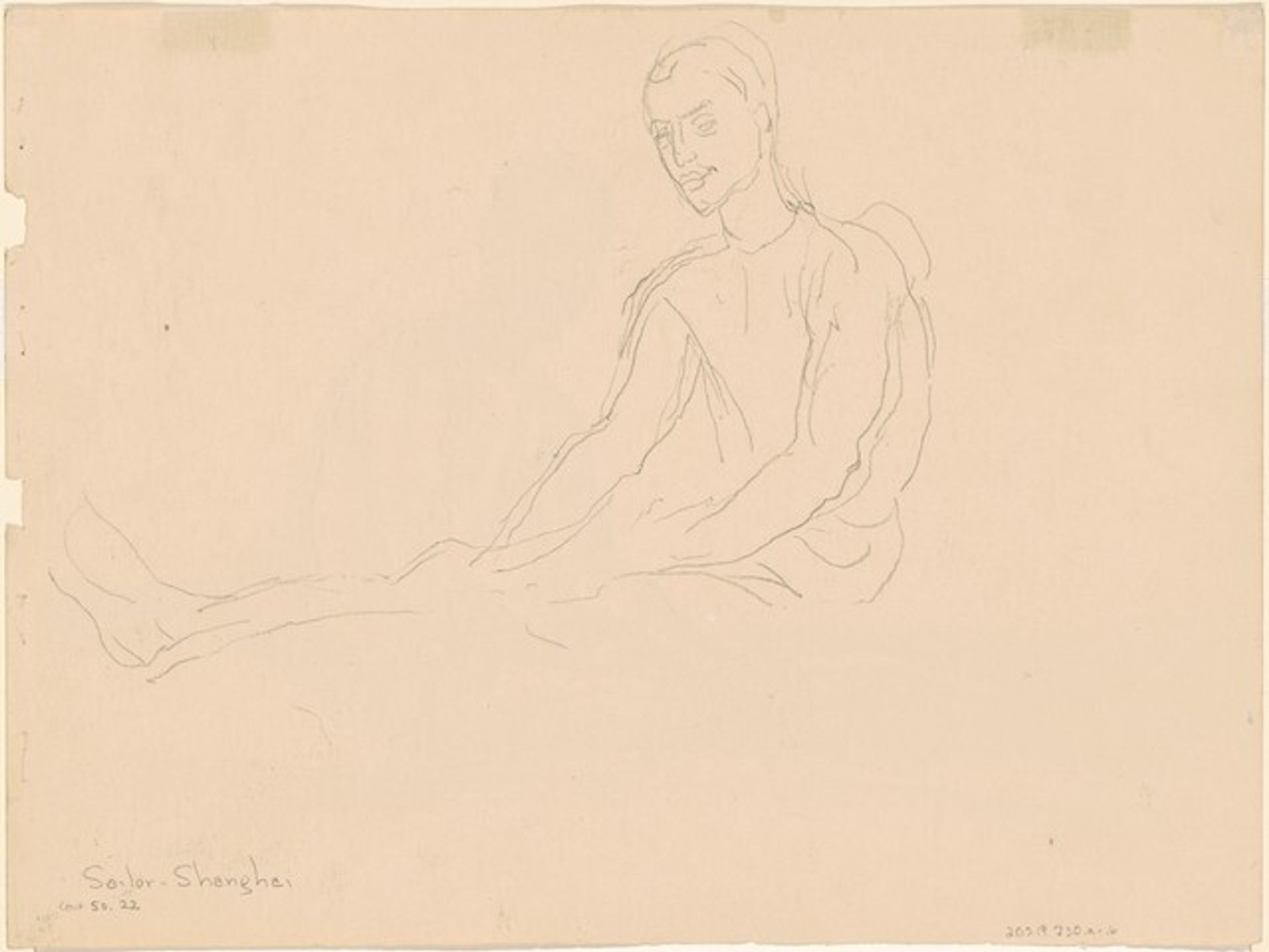 Sailor—Shanghai [verso] by Thomas Schofield Handforth