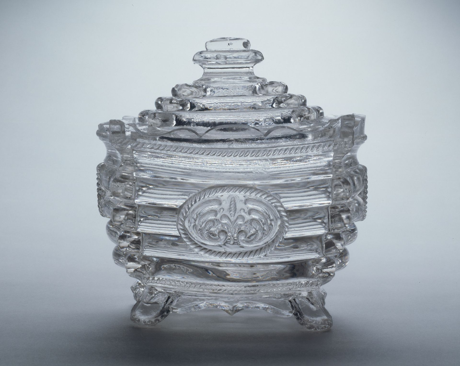 Covered Sugar Bowl by New England Glass Company