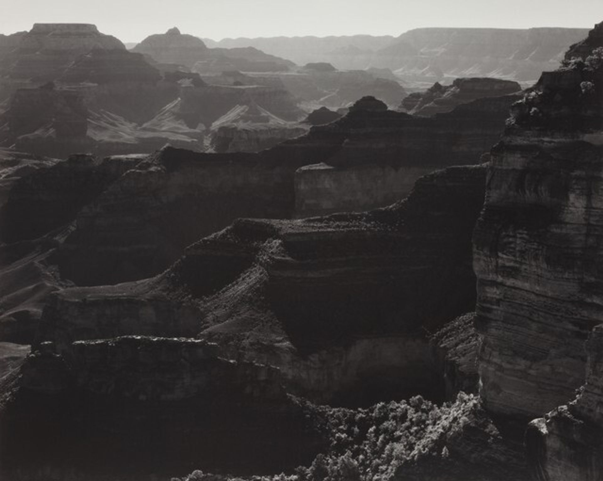 Grand Canyon of the Colorado River, Grand Canyon National Park, Arizona by Ansel Adams