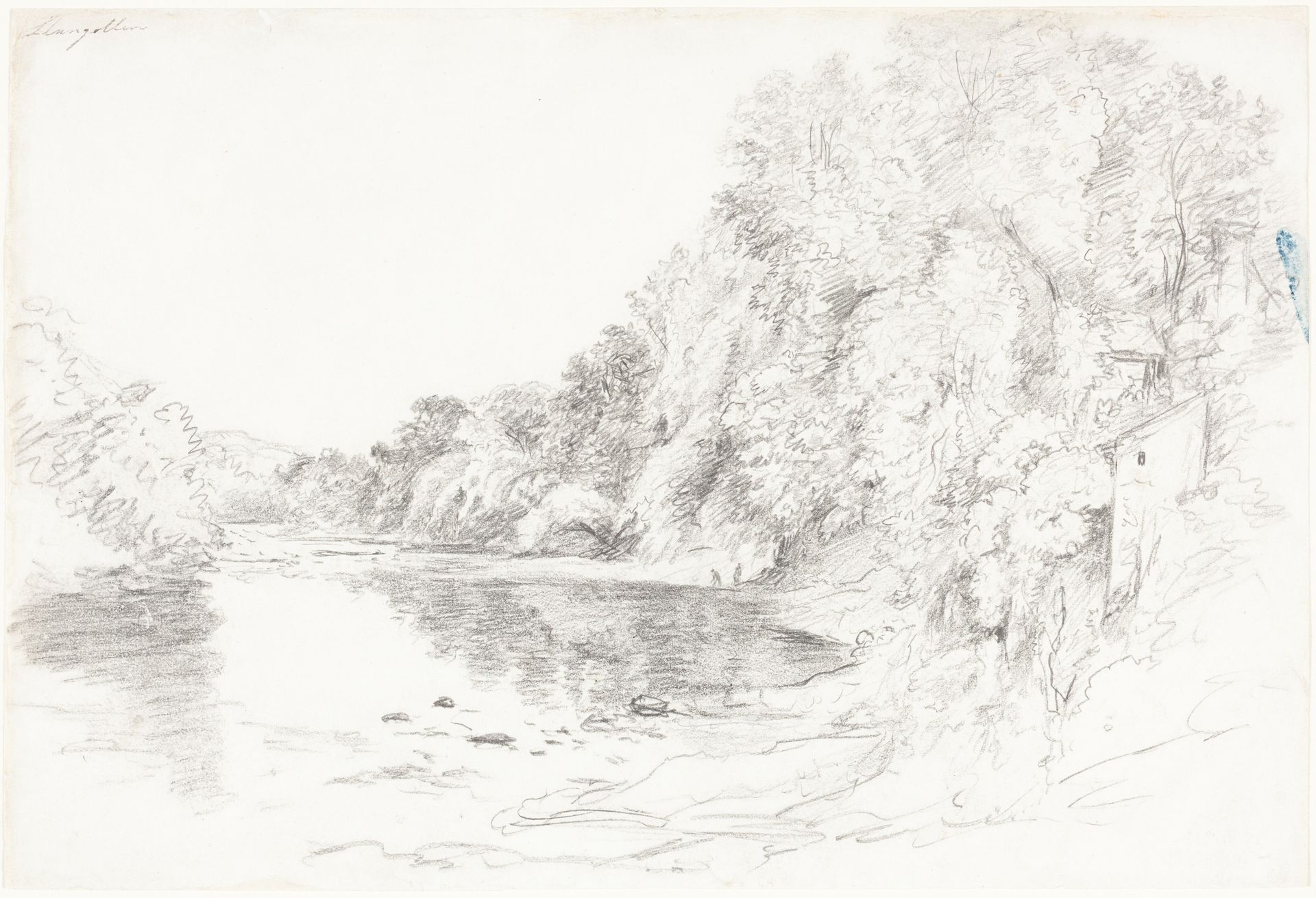 The River at Llangollen by John Glover