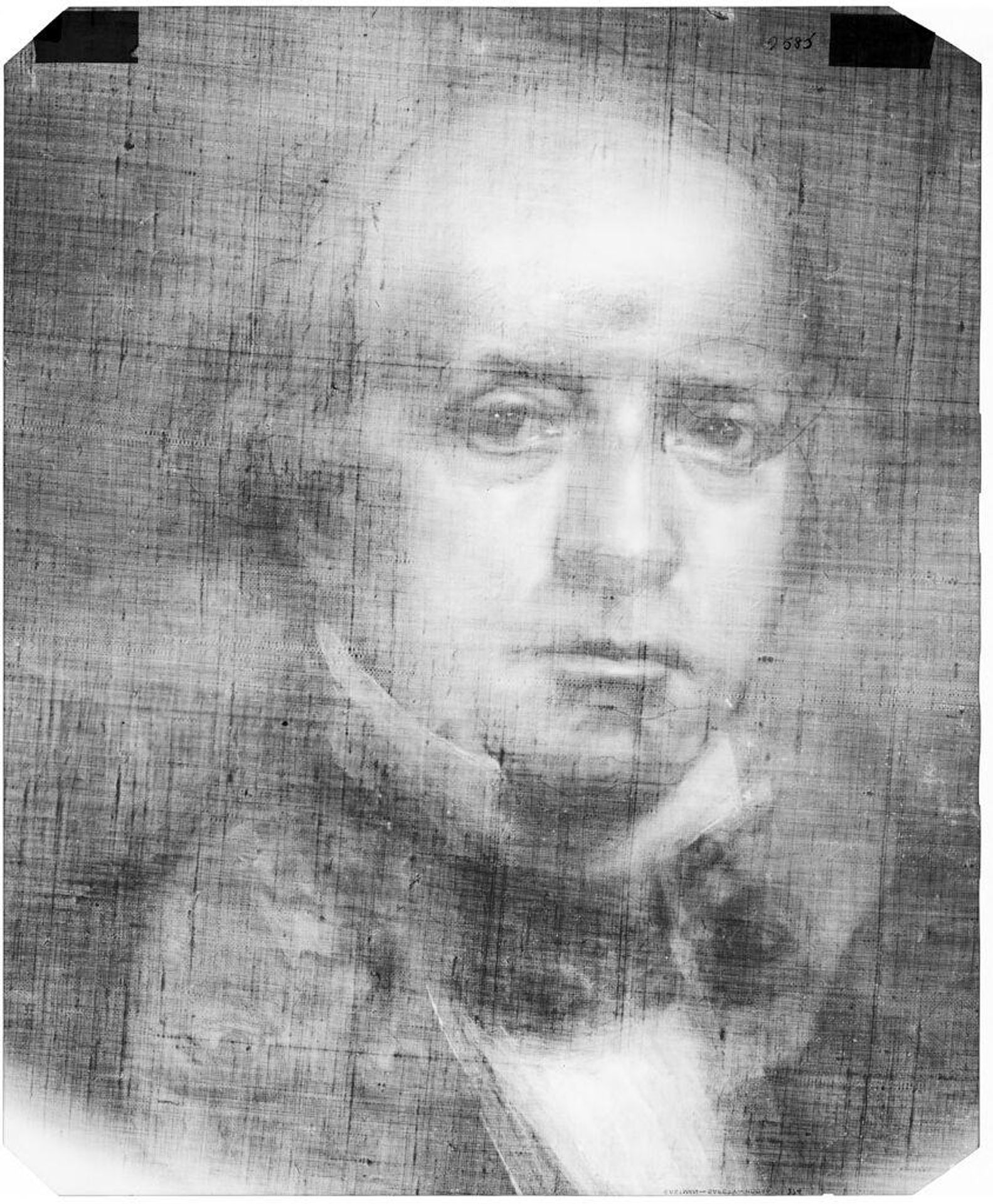X-radiograph(s) of "Self-Portrait" by Artist of original: Chester Harding