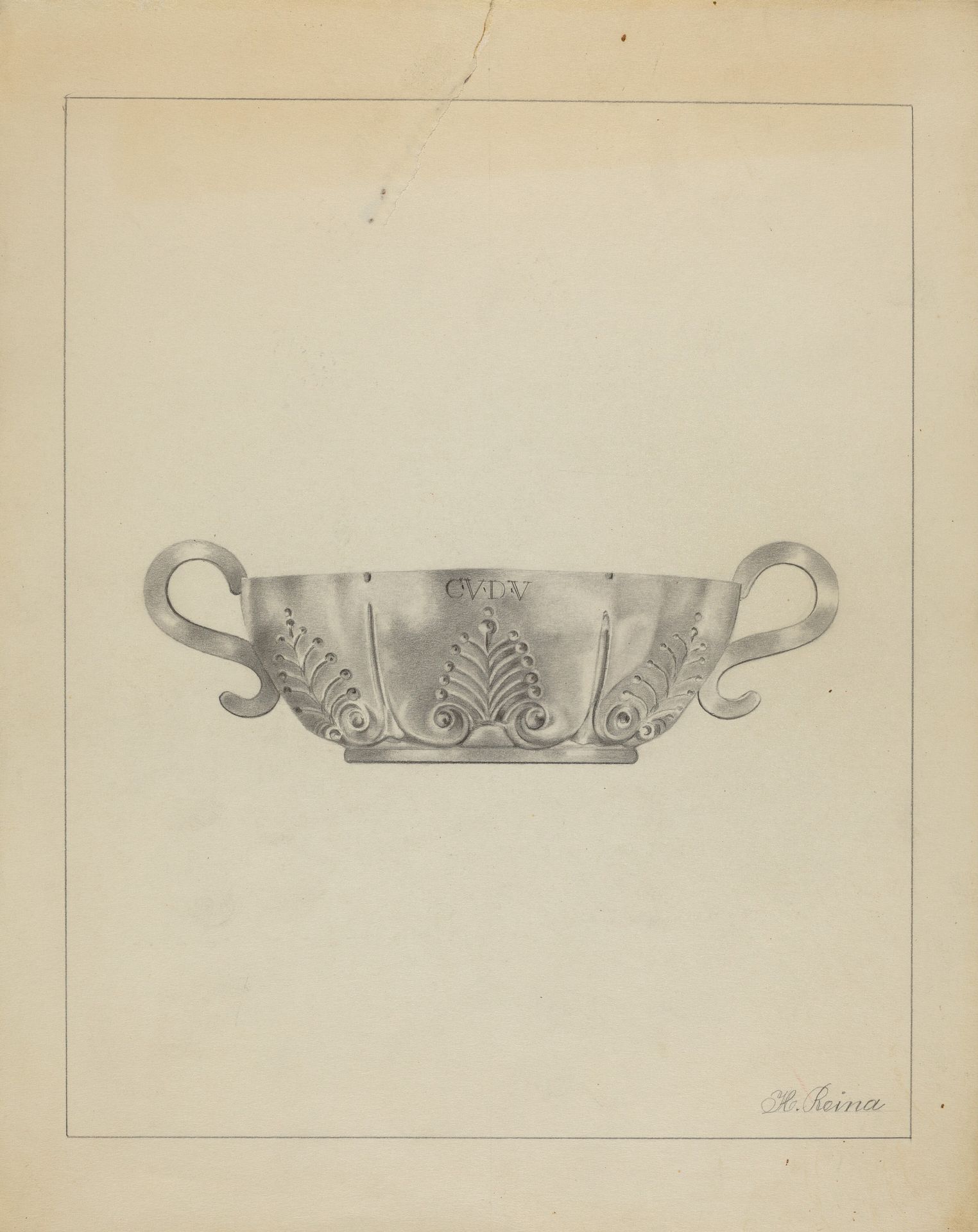 Silver Wine Taster by Horace Reina