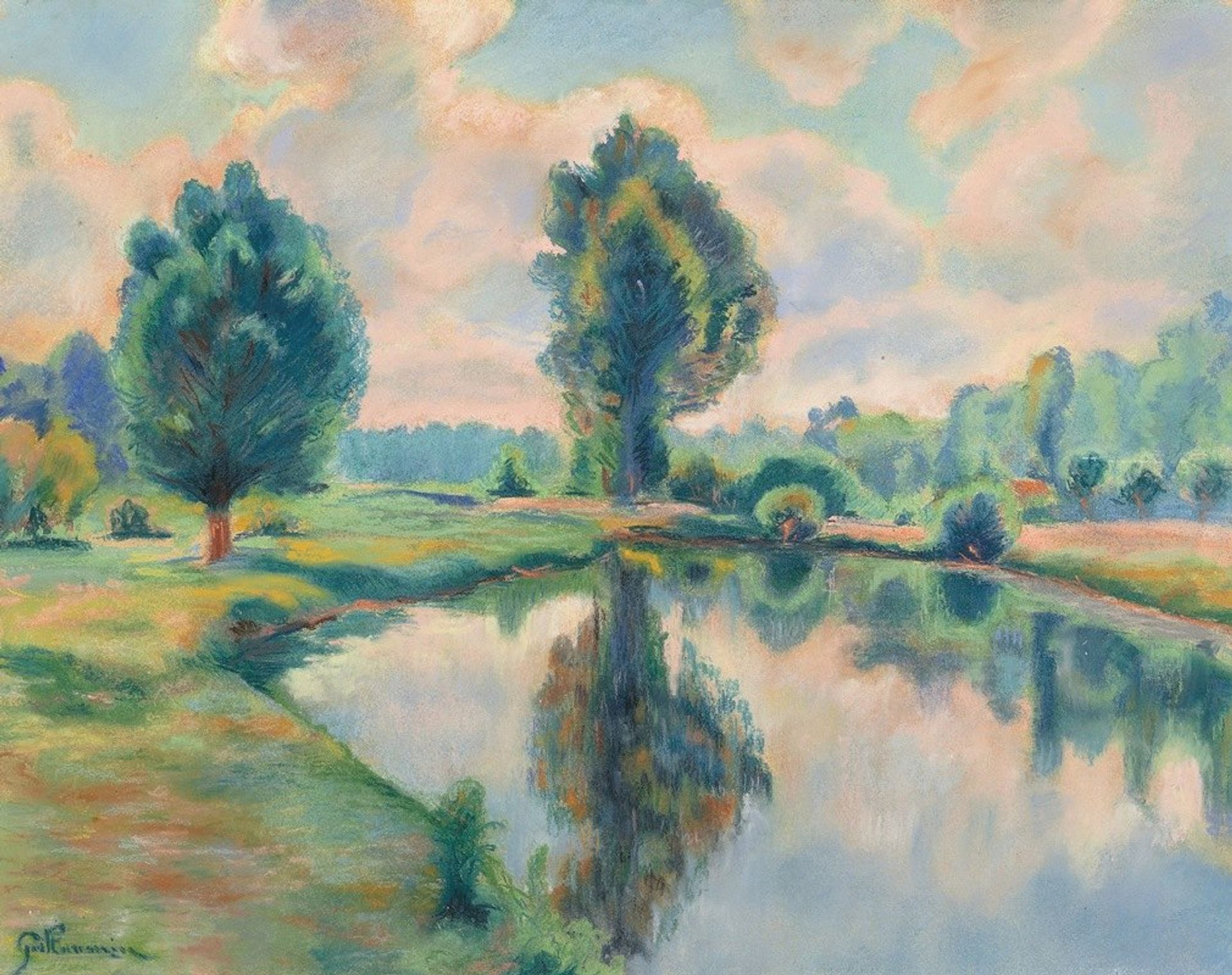 Bord de rivière by Armand Guillaumin
