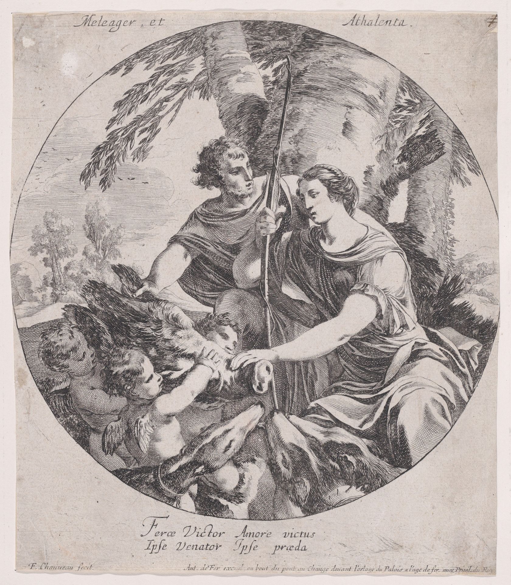 Meleager and Atalanta by François Chauveau
